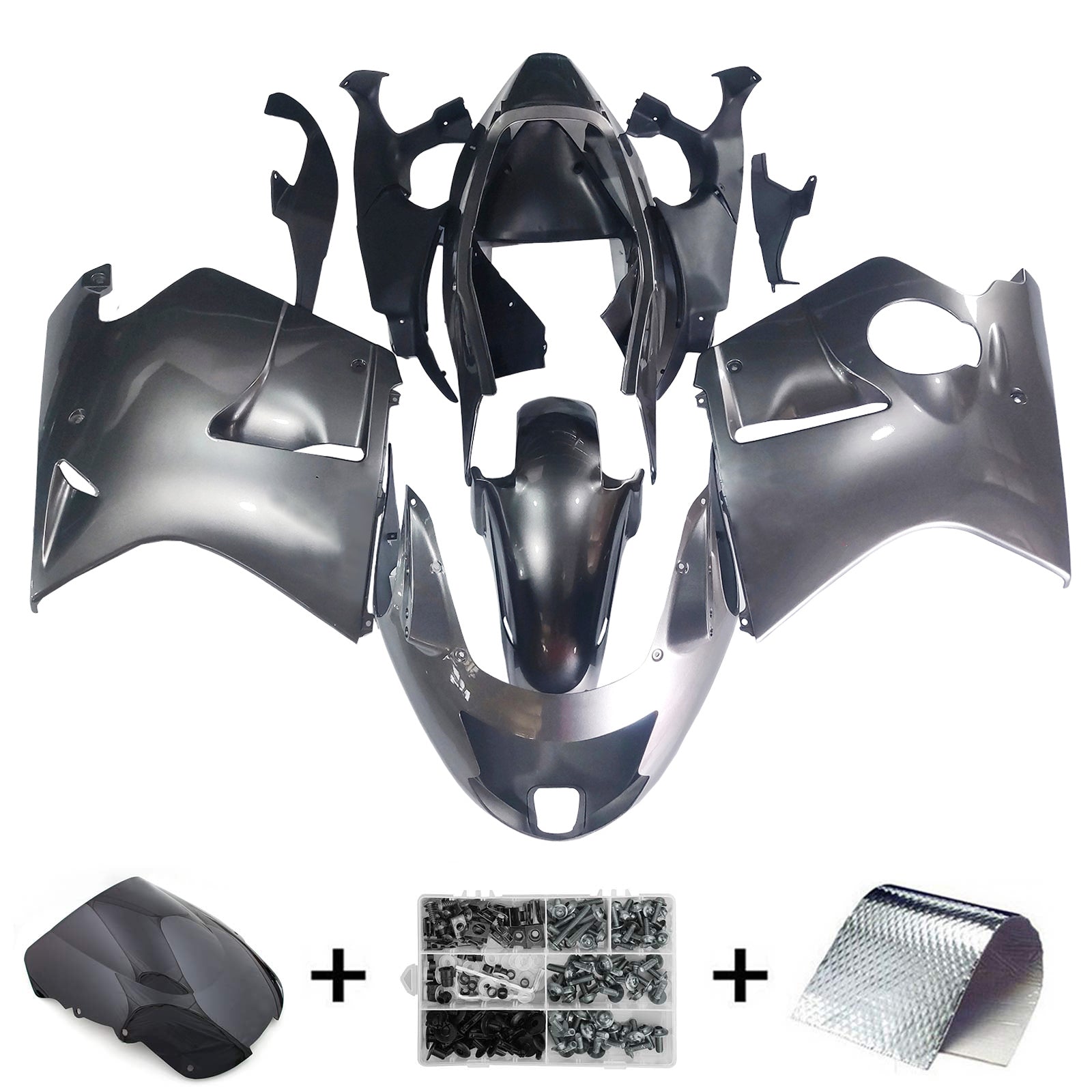 1996-2007 HONDA CBR1100XX SUBERBLACKBIRD AMOTOPART KIT DE FAFORNAÇÃO DE FAIRAÇÃO