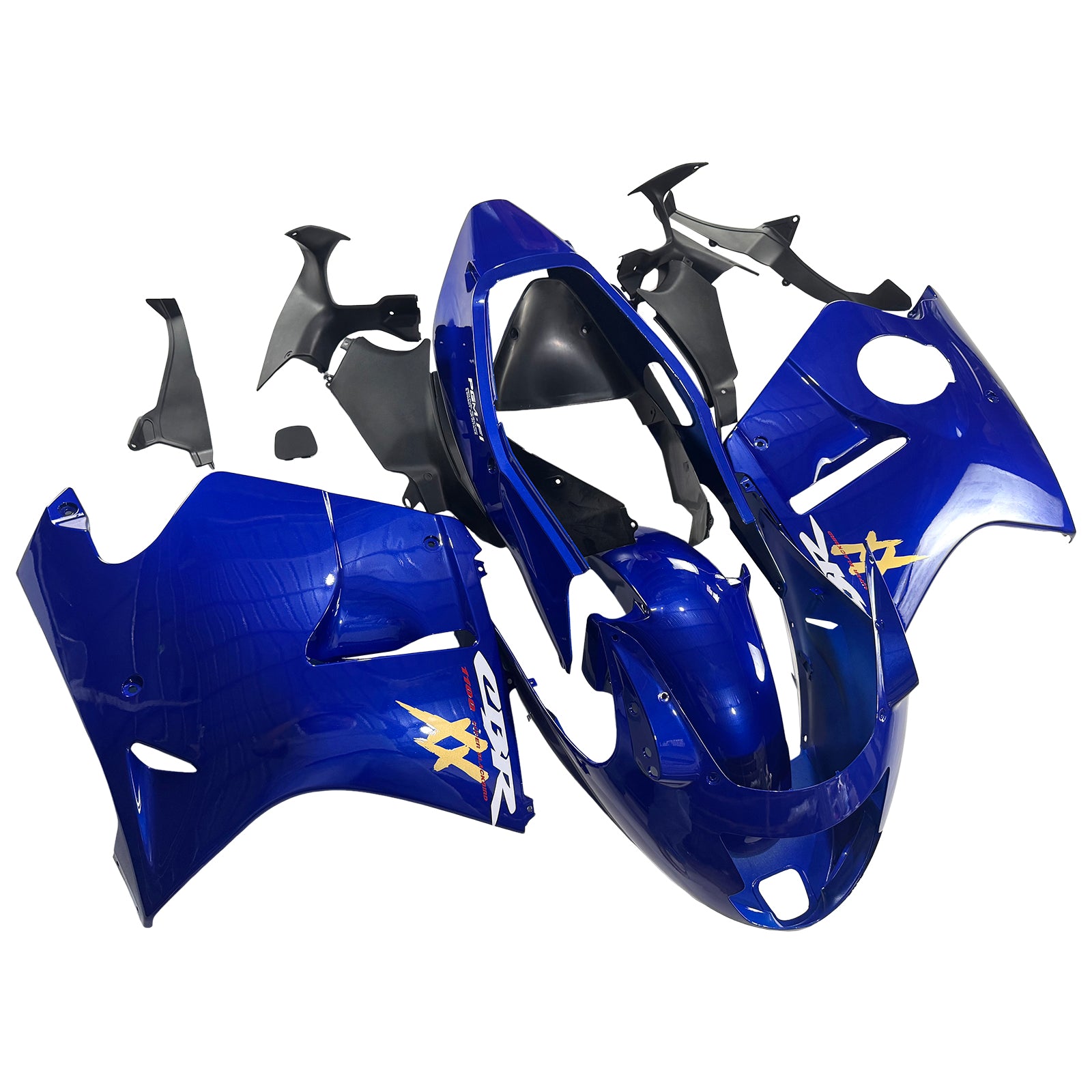 1996-2007 Honda CBR1100XX SuperBlackBird Injection Fairing Kit Bodywork ABS#122