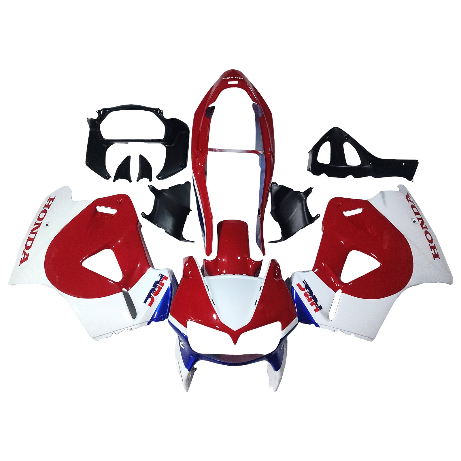 1998-2001 Honda VFR800 Injeksjon Fairing Kit Bodywork Plastic ABS