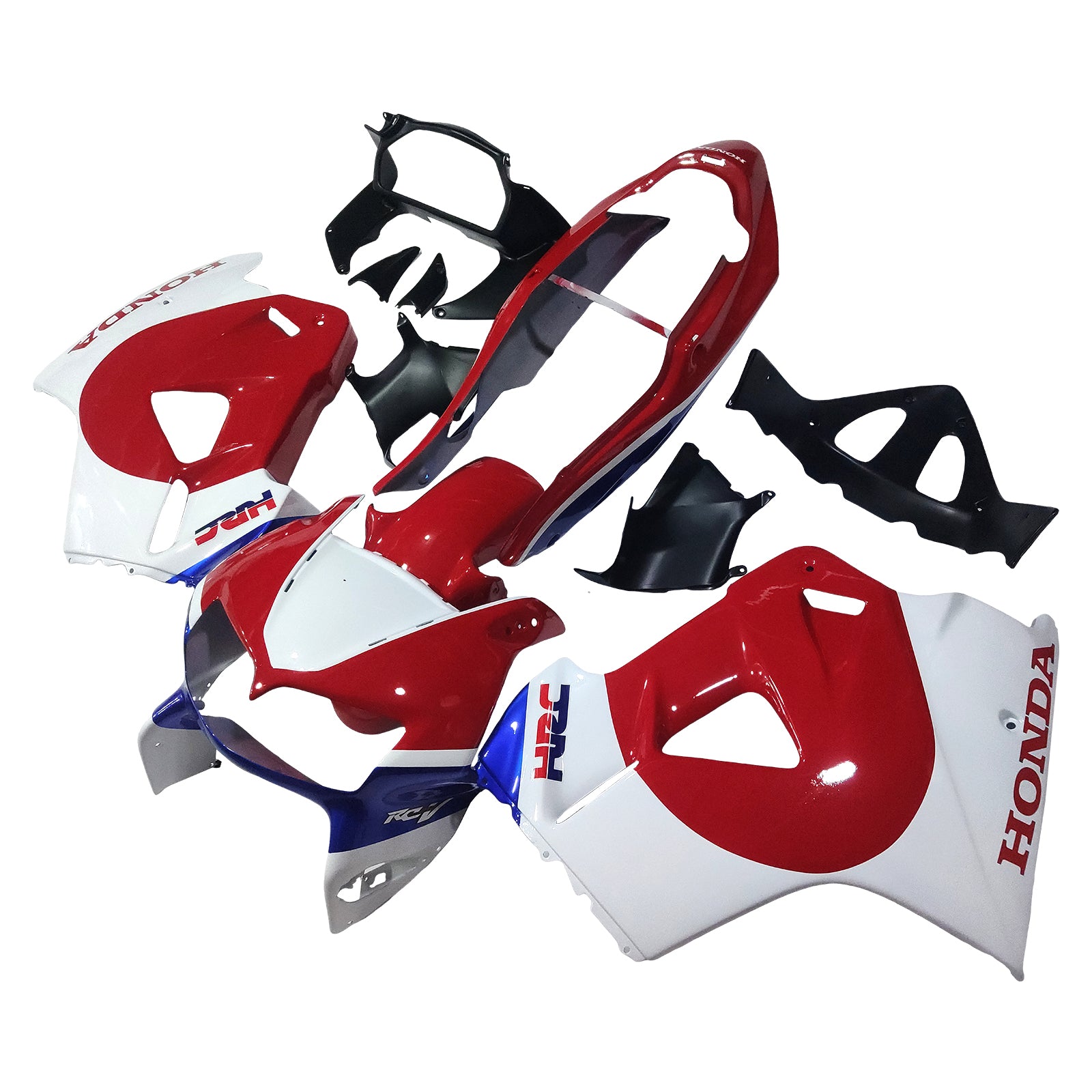 1998-2001 Honda VFR800 injektionsmässa kit Bodywork Plastic ABS
