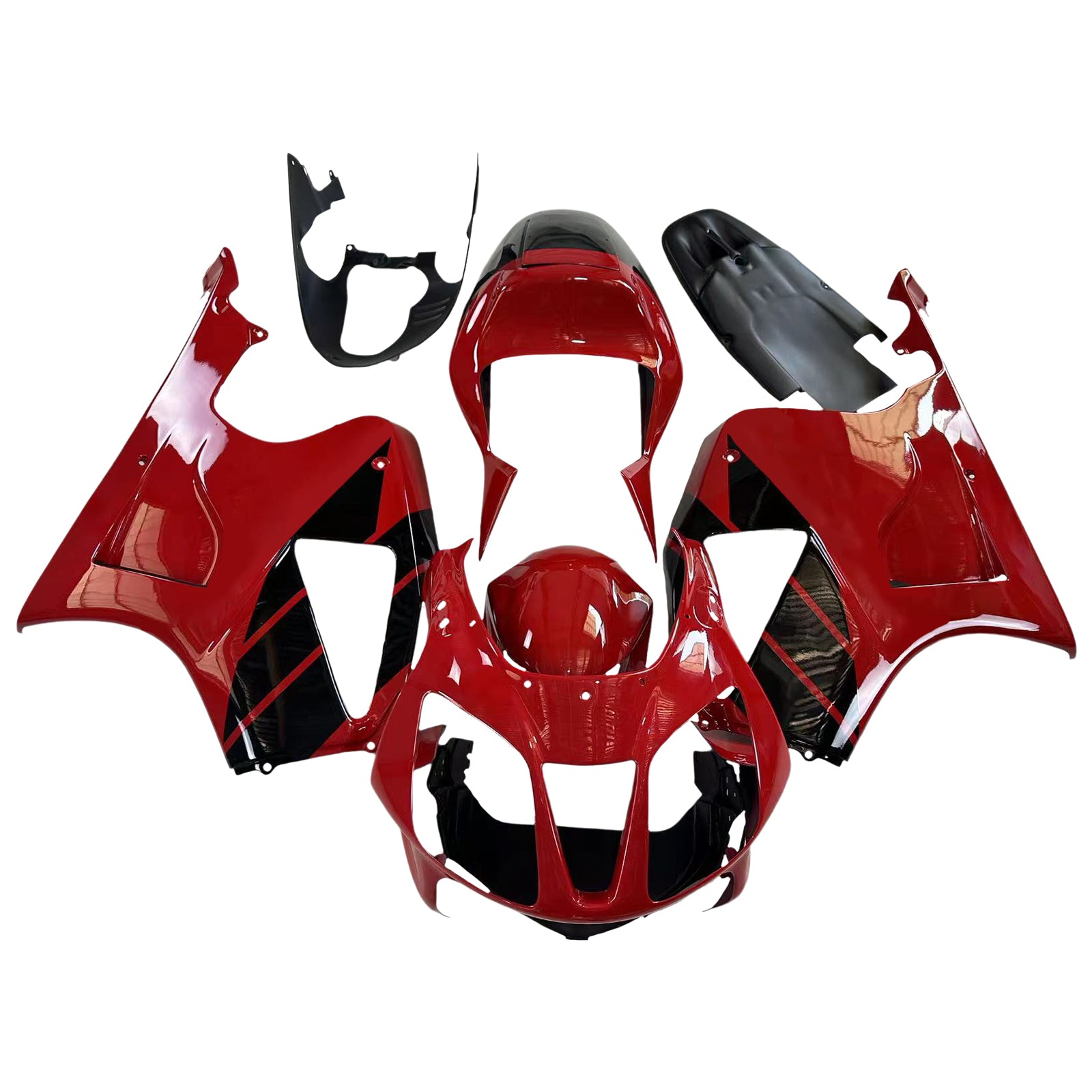 2000-2006 Honda VTR1000 RC51 Amotopart Kit de carénage d'injection carrosserie plastique ABS #106