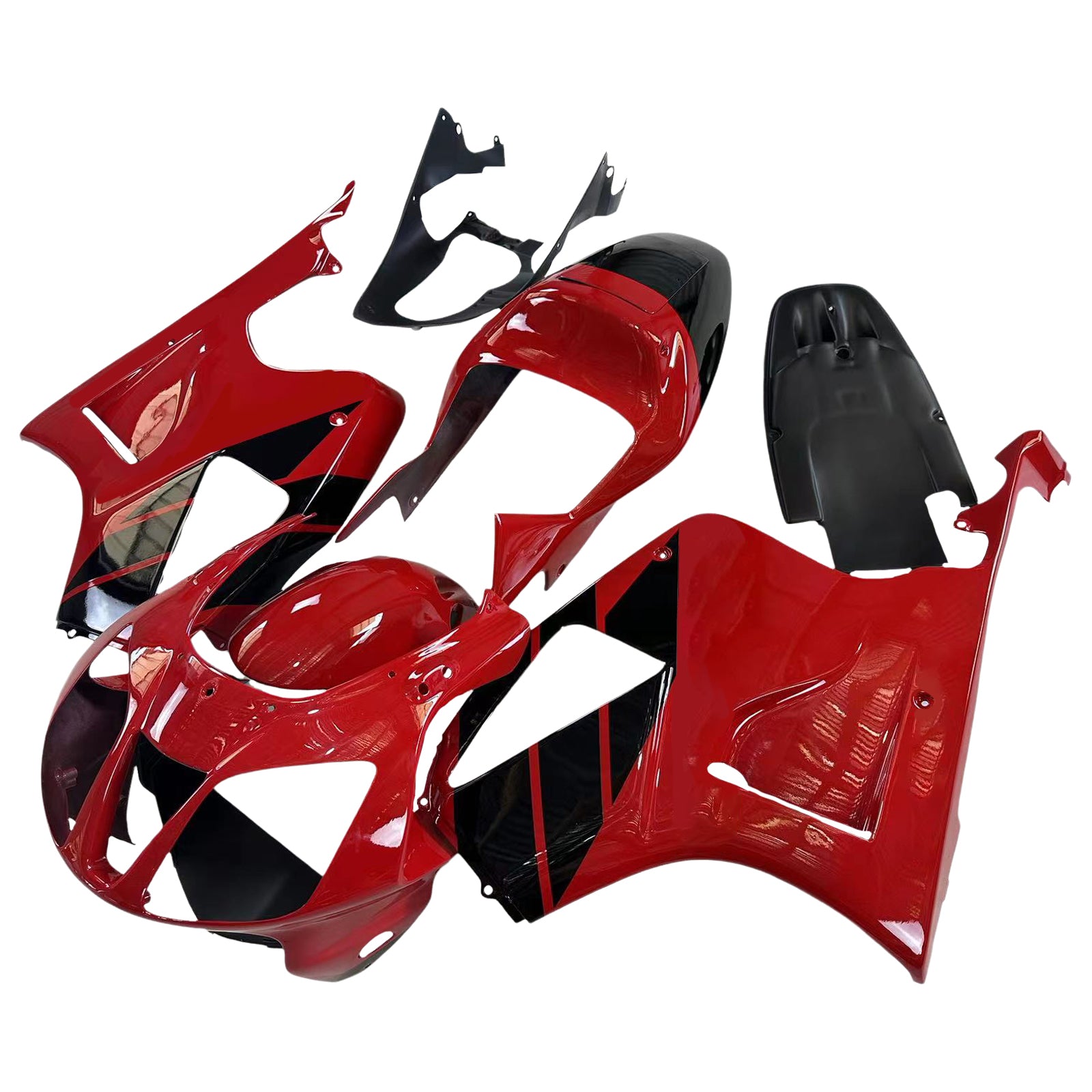 2000-2006 Honda VTR1000 RC51 Amotopart Kit de carénage d'injection carrosserie plastique ABS #106