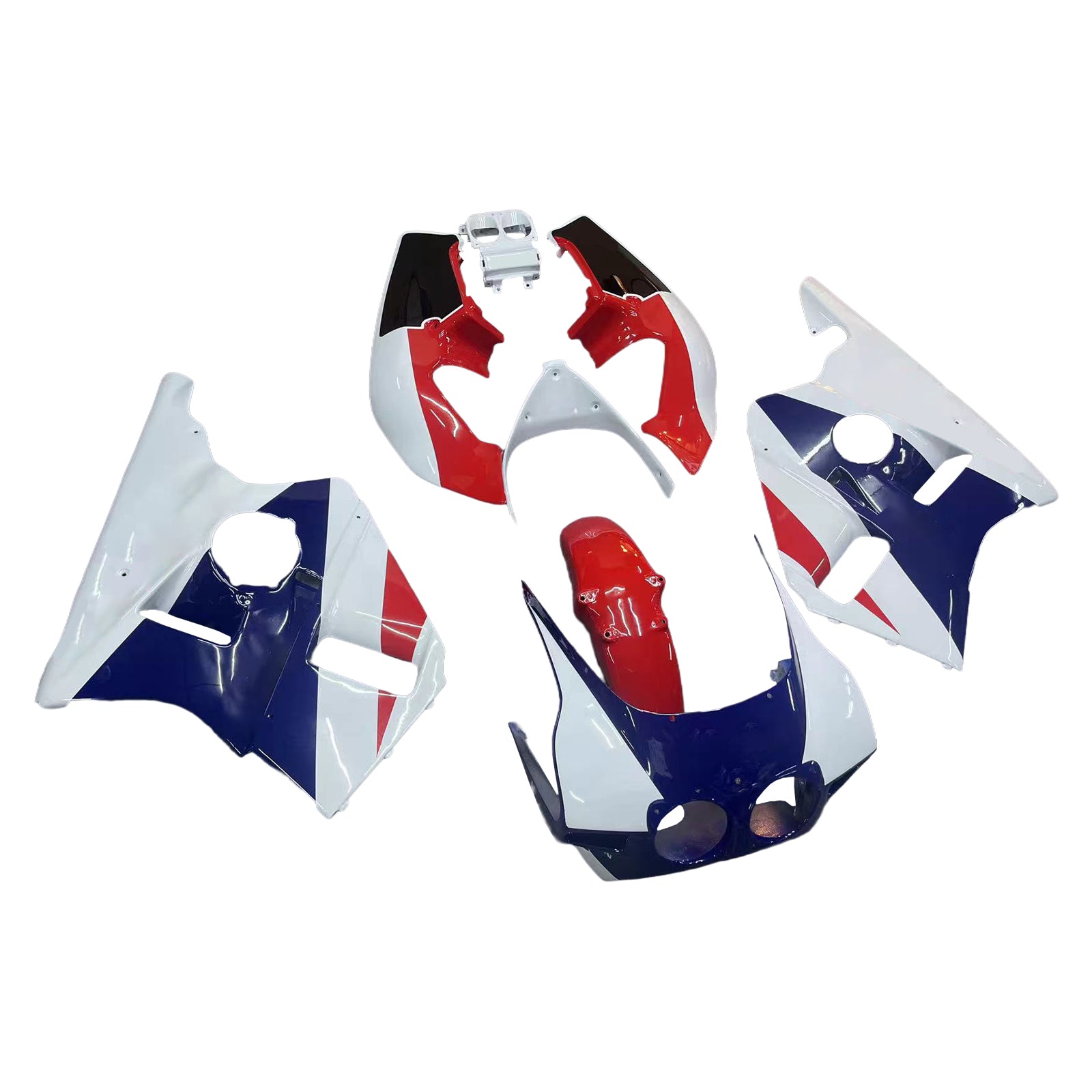 1987-1989 Honda CBR400RR NC23 Kit de carénage carrosserie plastique ABS