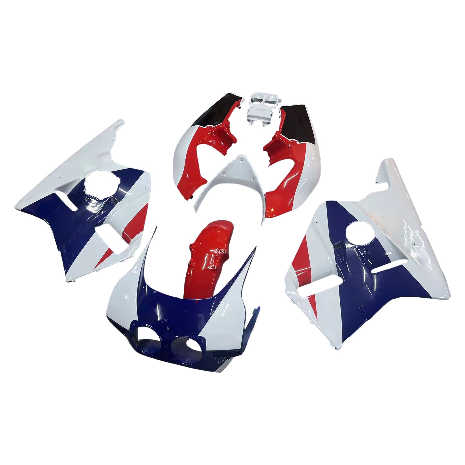 1987-1989 Honda CBR400RR NC23 Kit de carénage carrosserie plastique ABS
