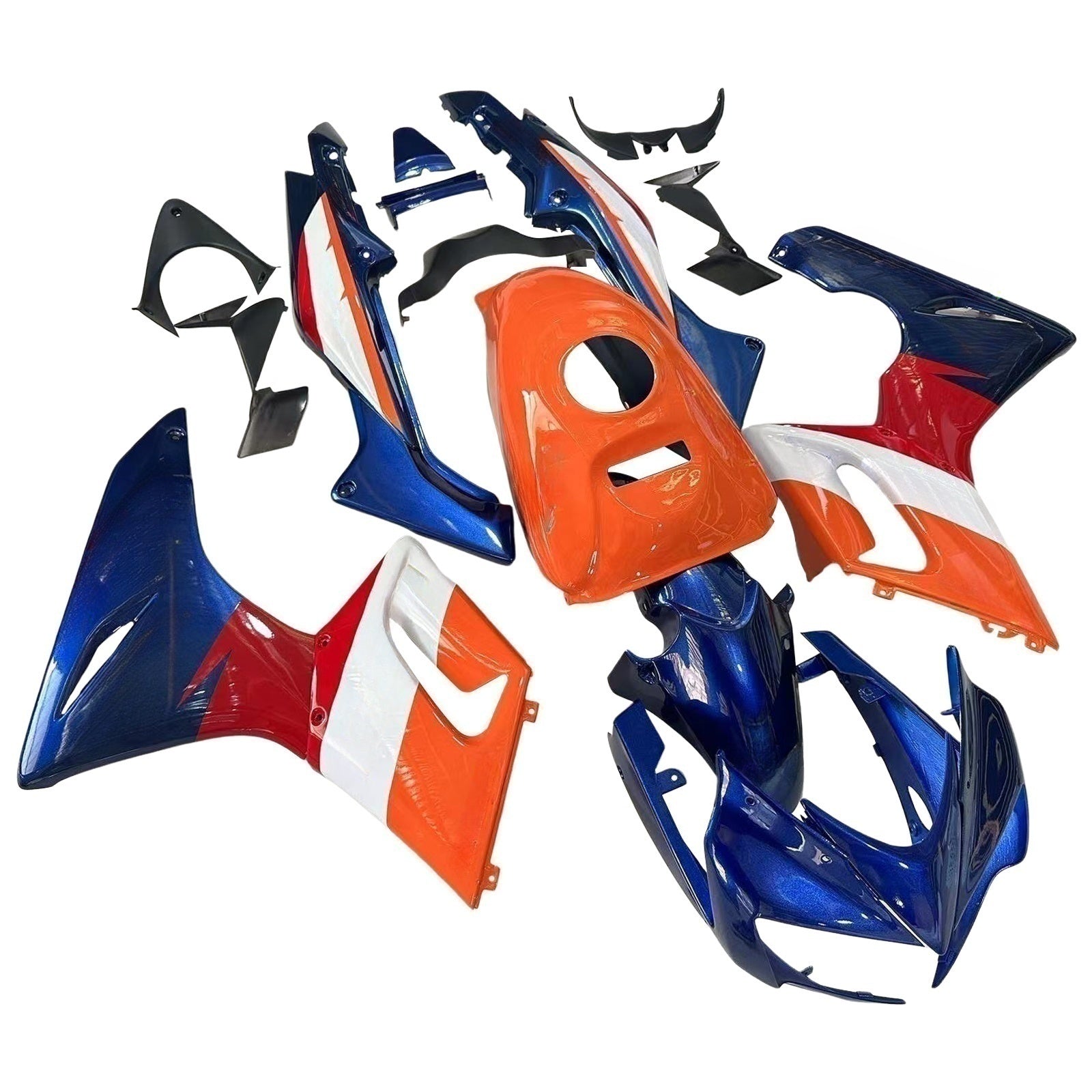 2002-2006 Honda CBR125R Amotopart Kit carenatura iniezione Carrozzeria Plastica ABS #101