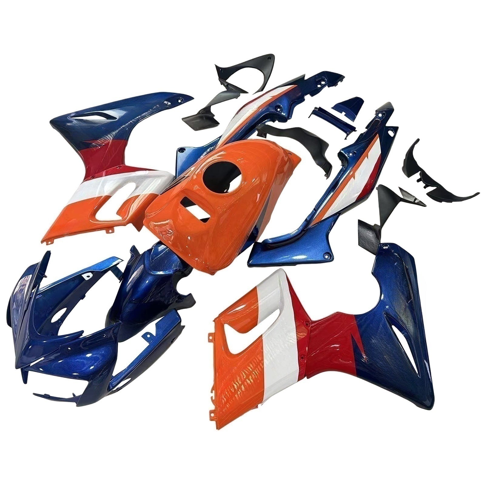 2002-2006 Honda CBR125R Amotopart Kit carenatura iniezione Carrozzeria Plastica ABS #101