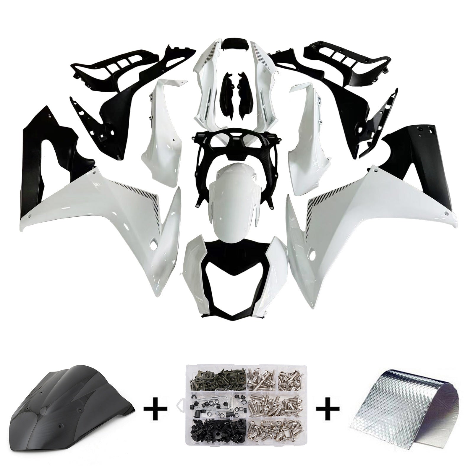 2014-2019 Honda CBR650F Amotopart Kit de carenado de inyección Carrocería Plástico ABS # 110