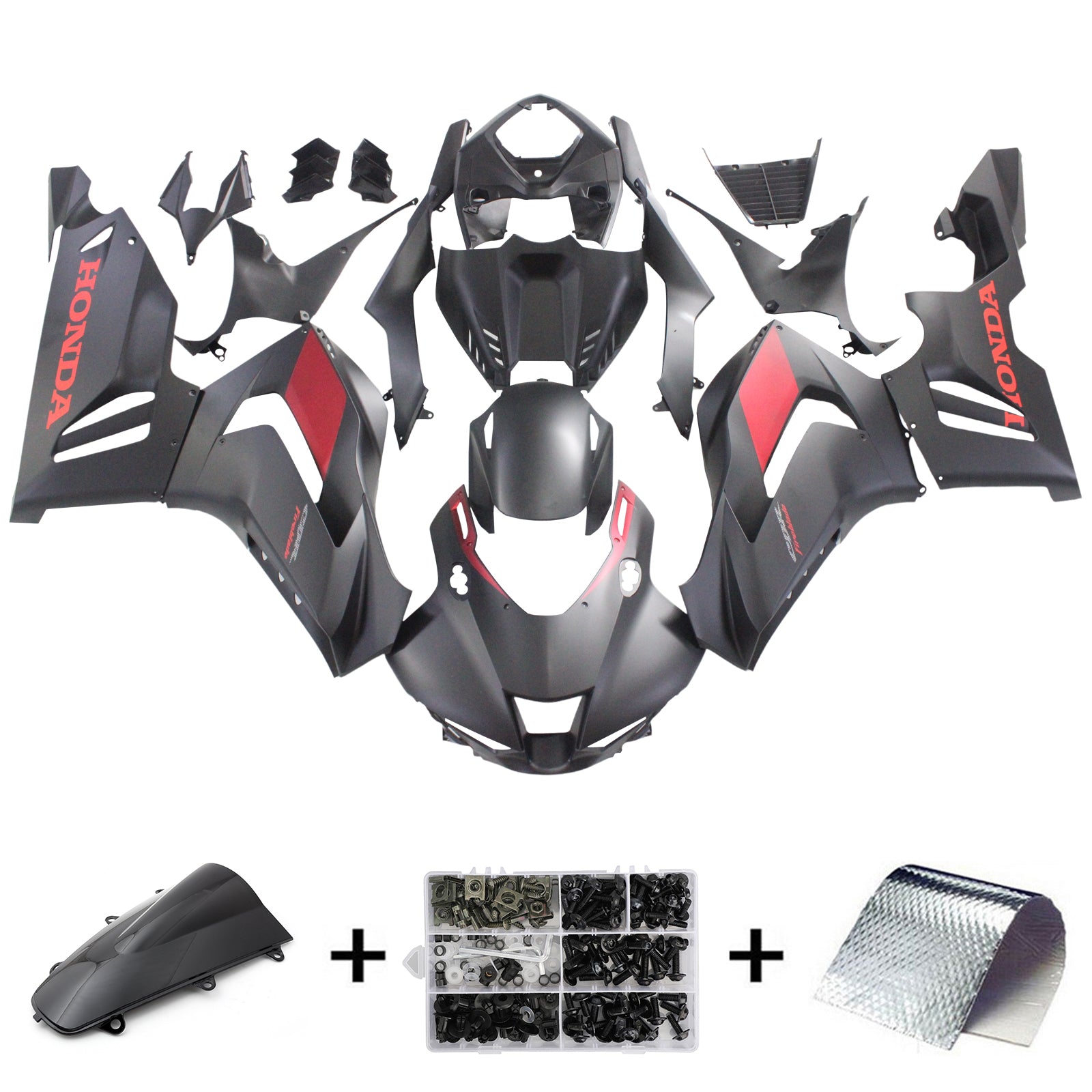 2020-2022 Honda CBR1000RR-R Amotopart Injection Fairing Kit Bodywork Plastic ABS #111