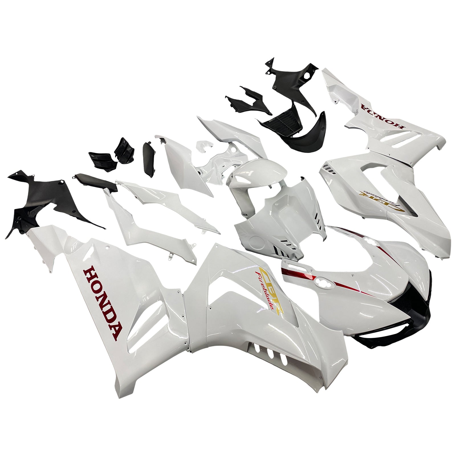 2020-2022 Honda CBR1000RR-R Kit de carénage d'injection Amotopart carrosserie plastique ABS #114