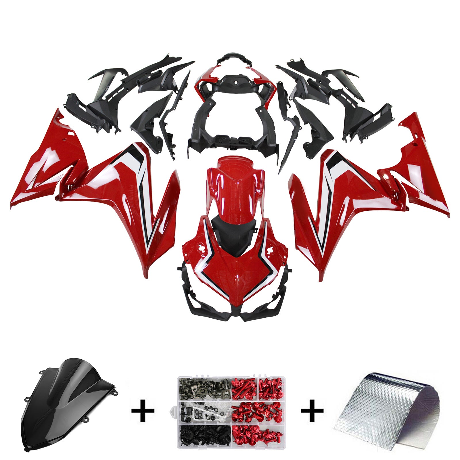 2019-2021 Honda CBR500R Kit de carenado Carrocería Plástico ABS