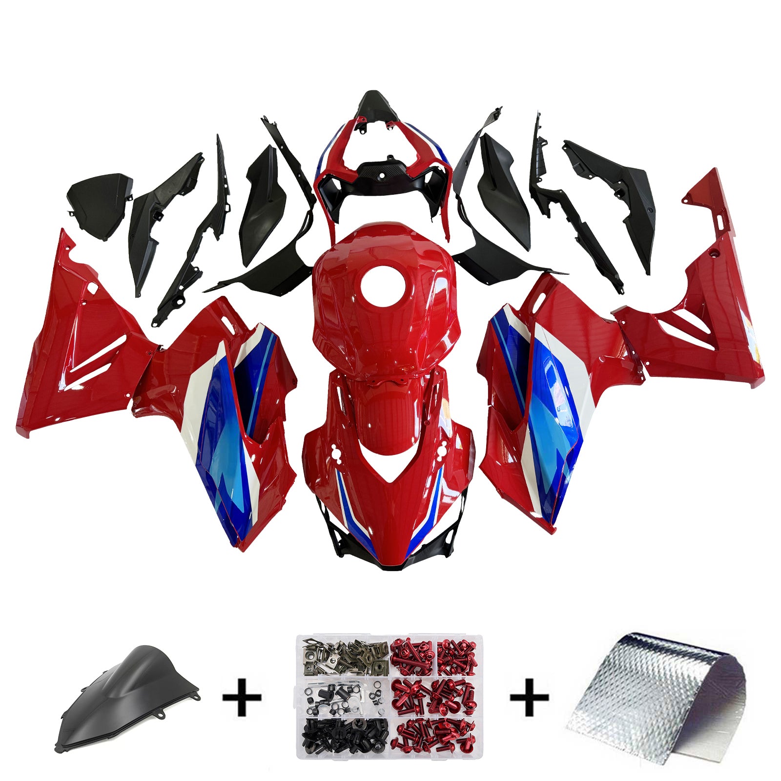 Kit de carenado de inyección carrocería plástico ABS para Honda CBR400R CBR500R 2024-2025