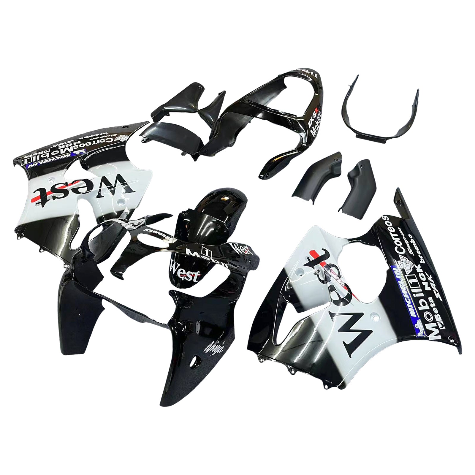 2000-2002 Kawasaki ZX6R 636 ZZR600 2005-2008 Fairing Kit