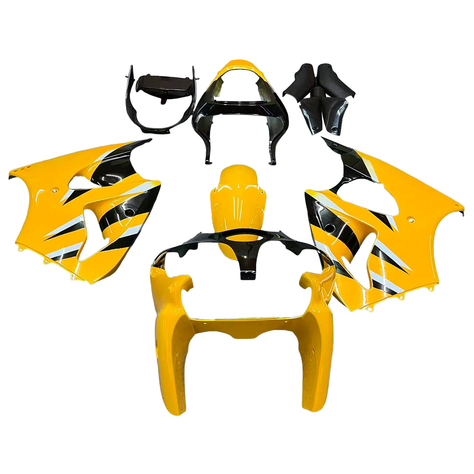 Kit de carénage Kawasaki ZX6R 636 ZZR600 2000-2002 2005-2008