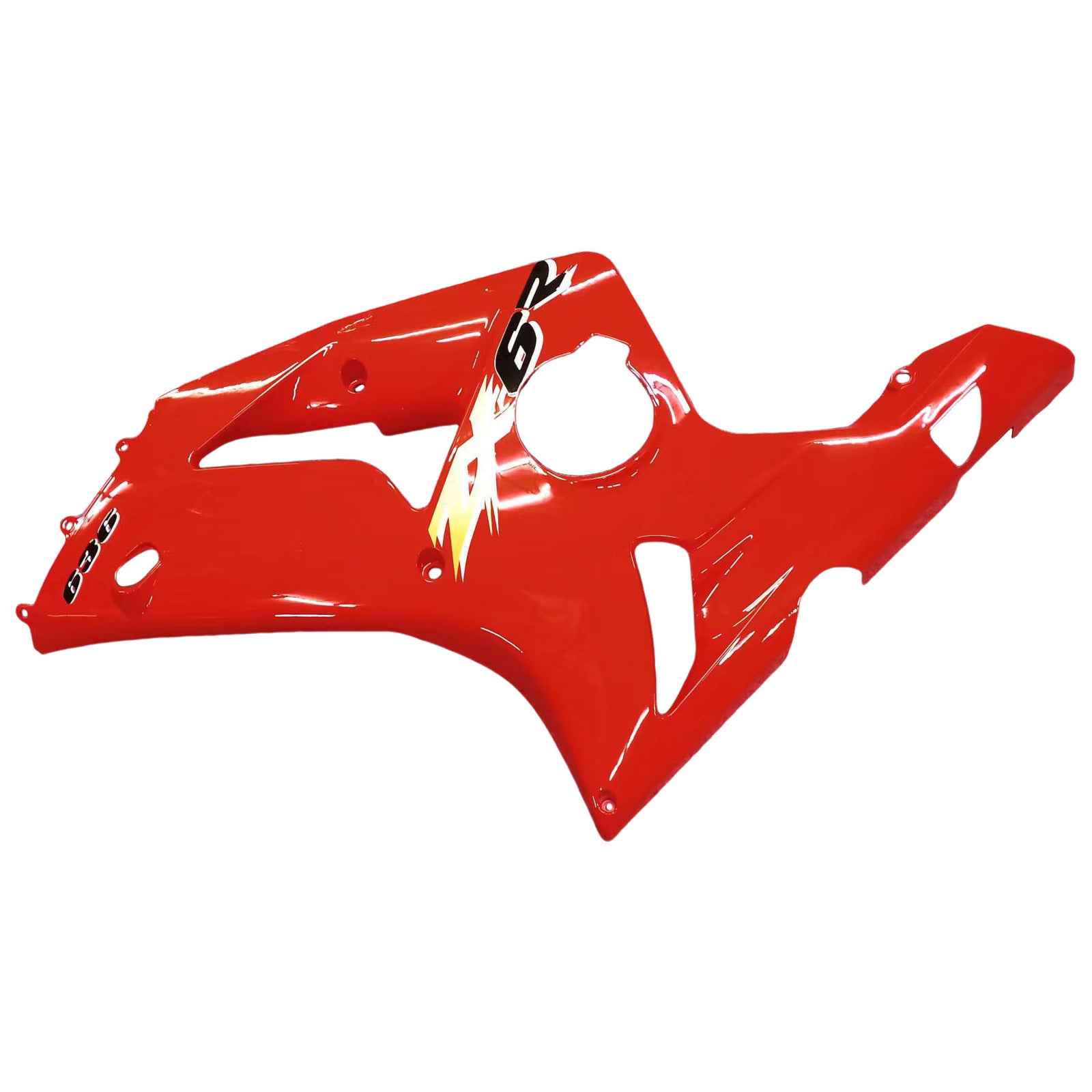 2003-2004 Kawasaki ZX6R 636 Fairings Red Ninja Racing Generic