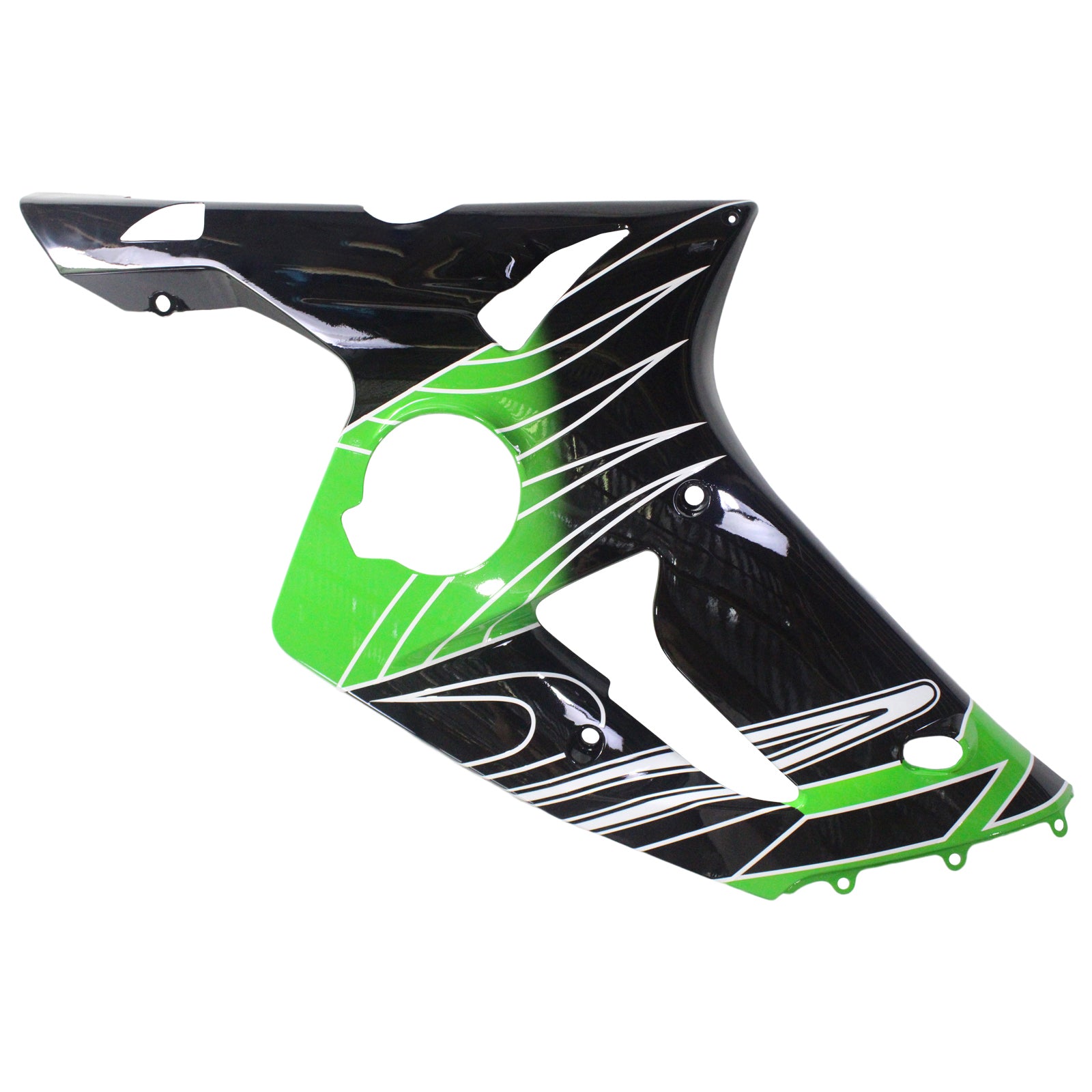2003-2004 Kawasaki ZX6R 636 Amotopart Kit de carenado de inyección Carrocería Plástico ABS # 112