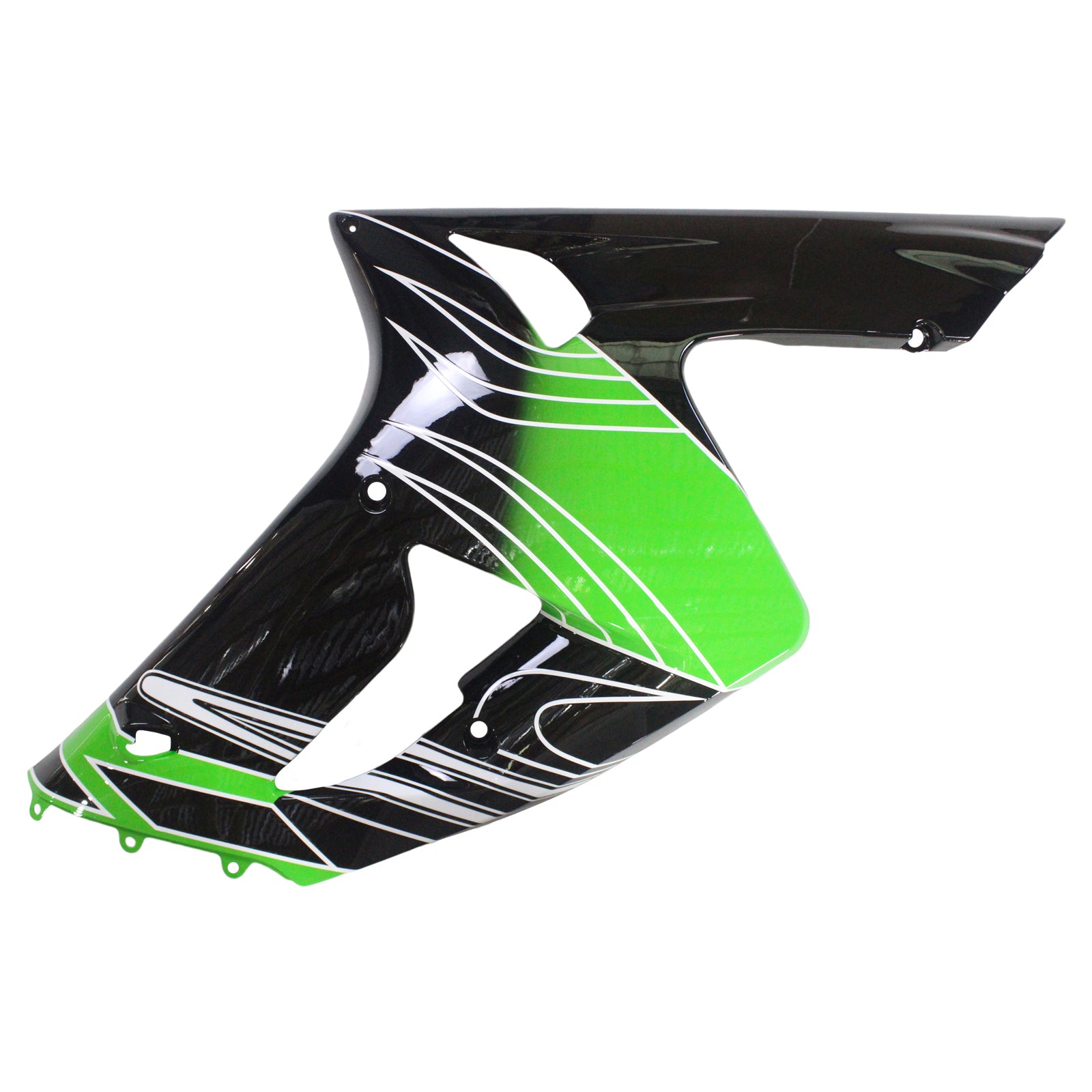 2003-2004 Kawasaki ZX6R 636 Amotopart Kit de carenado de inyección Carrocería Plástico ABS # 112