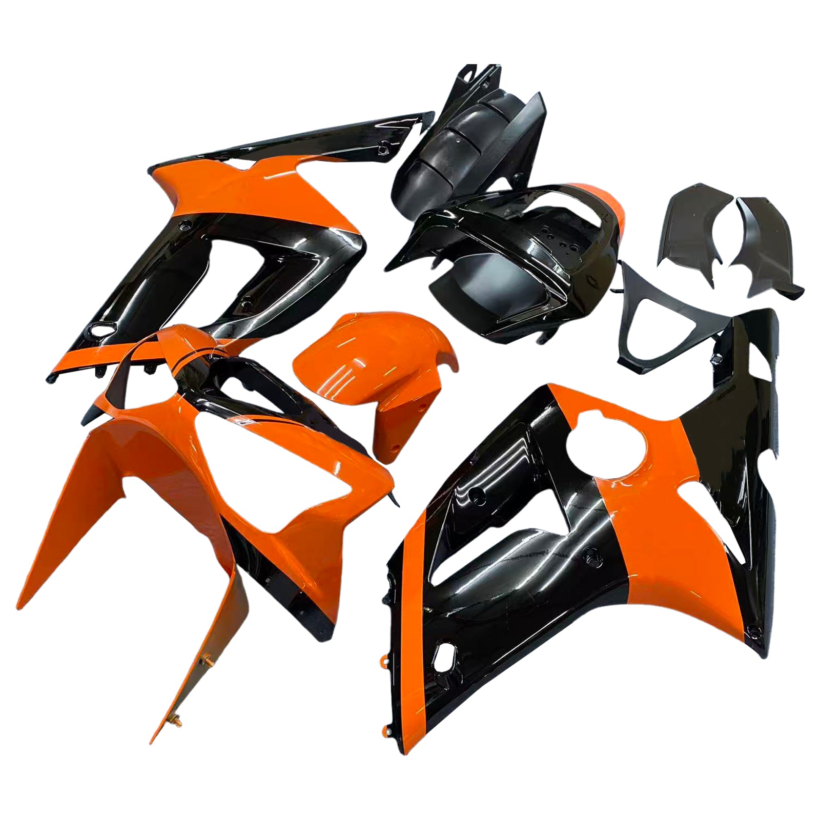 2003-2004 Kawasaki ZX6R 636 Injection Fairing Kit Bodywork Plastic ABS#128
