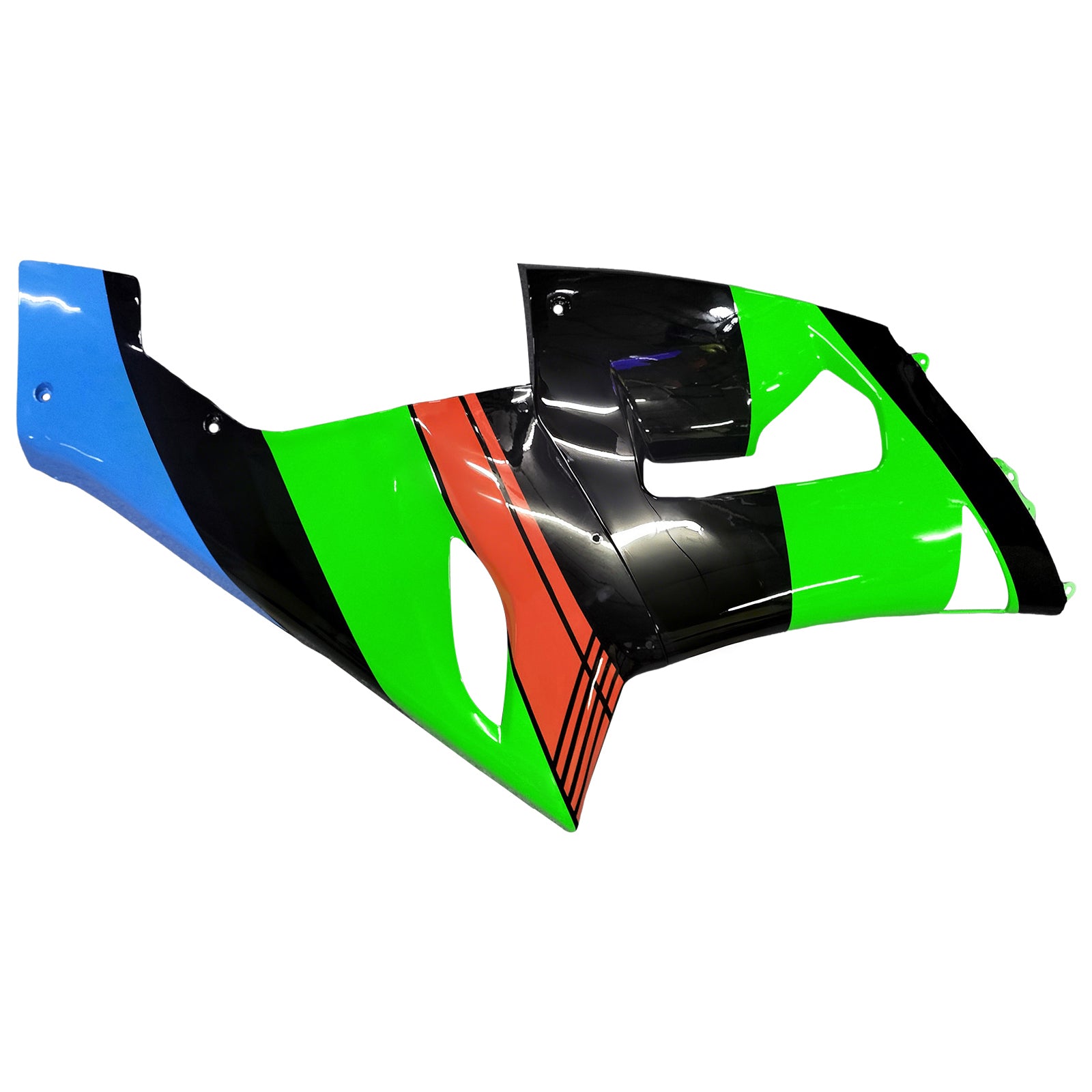 2005-2006 Kawasaki ZX6R 636 Amotopart injectiekuipset carrosserie kunststof ABS #129