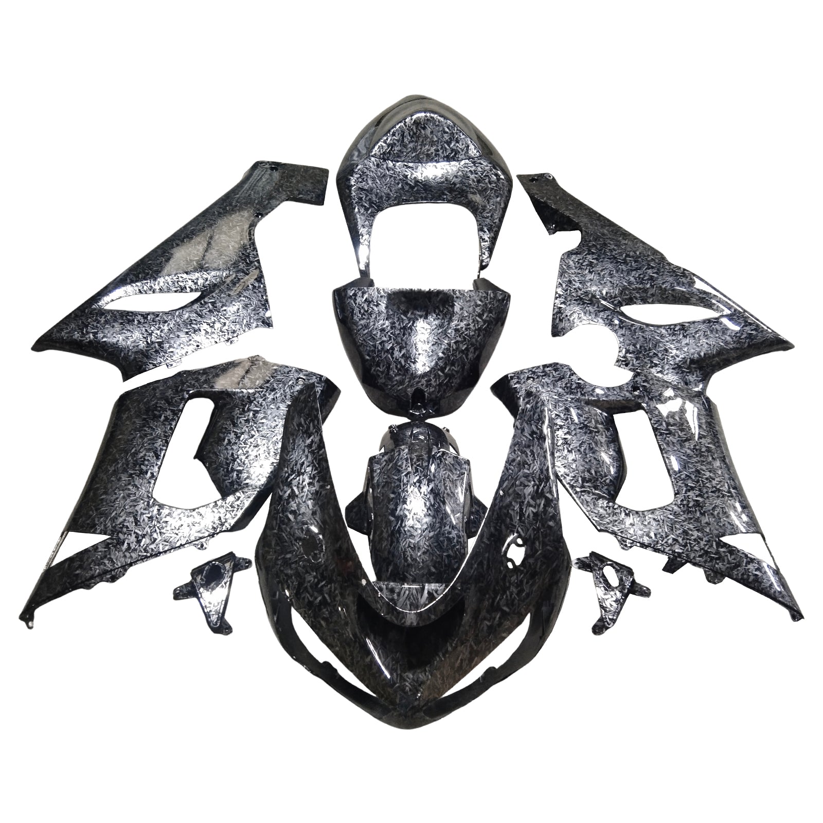 Injection Fairing Kit Bodywork Plastic ABS fit For Kawasaki ZX6R 636 2005-2006