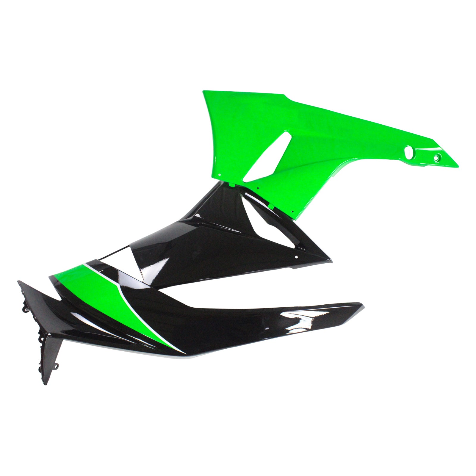 2009-2012 Kawasaki ZX6R 636 Amotopart Injeksjon Fairing Kit Bodywork Plastic ABS #104