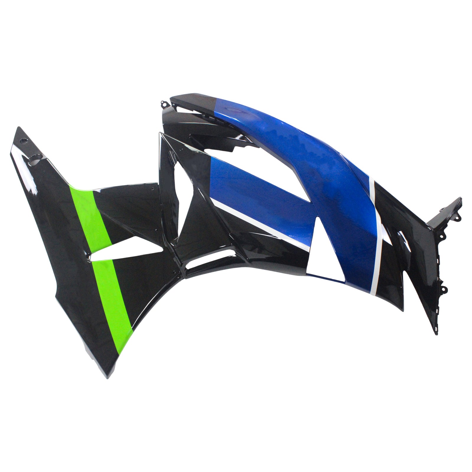 2009-2012 Kawasaki ZX6R 636 Amotopart Injeksjon Fairing Kit Bodywork Plast Abs #115