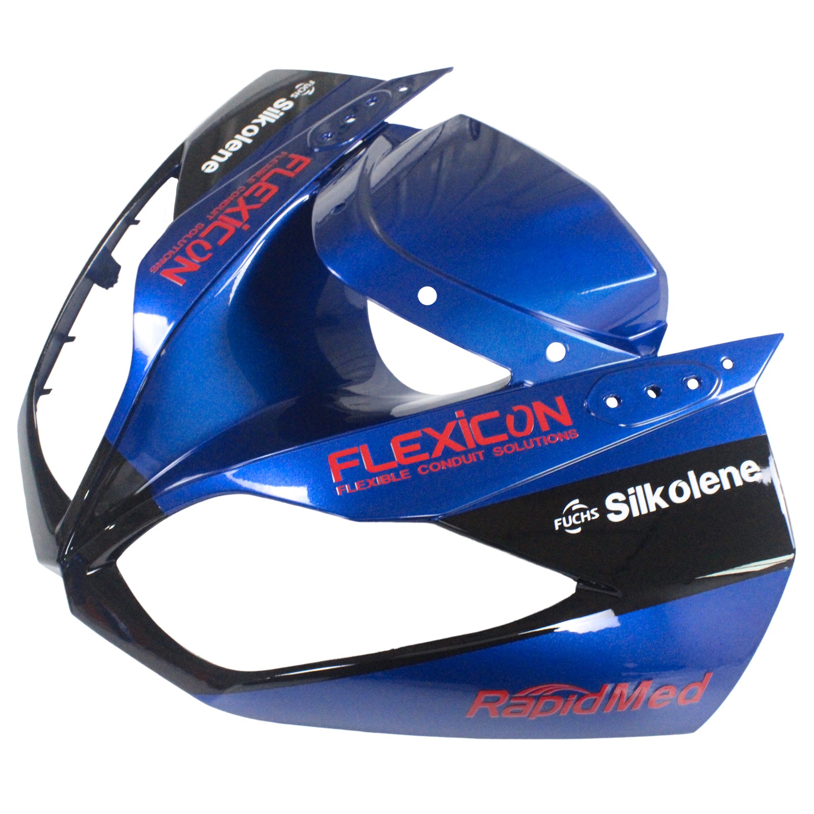 2009-2012 Kawasaki ZX6R 636 Amotopart Kit de carénage d'injection carrosserie plastique ABS #115