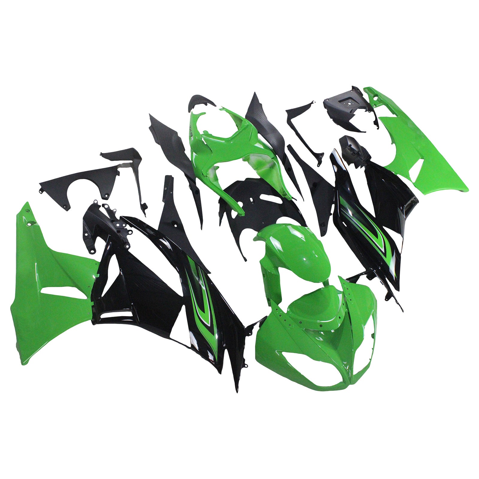 2009-2012 Kawasaki ZX6R 636 Fairing Kit Karosseri Plast ABS