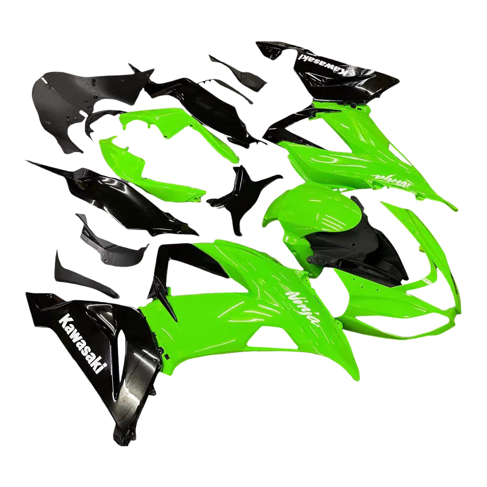 2013-2018 Kawasaki ZX6R 636 Amotopart Injection Fairing Kit Bodywork Plastic ABS #101