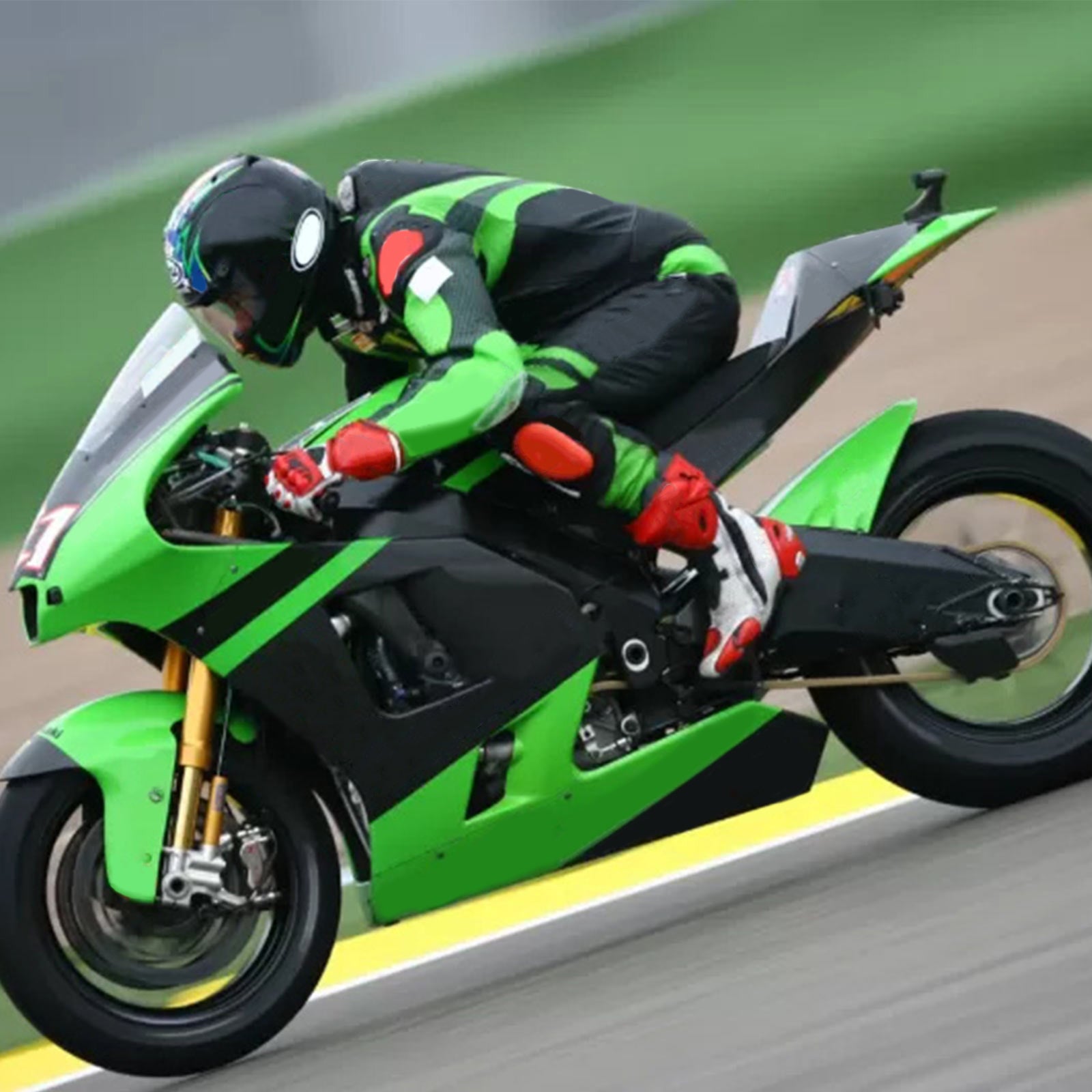 2013-2018 Kawasaki ZX6R 636 Kit de carenado de inyección Carrocería Plástico ABS