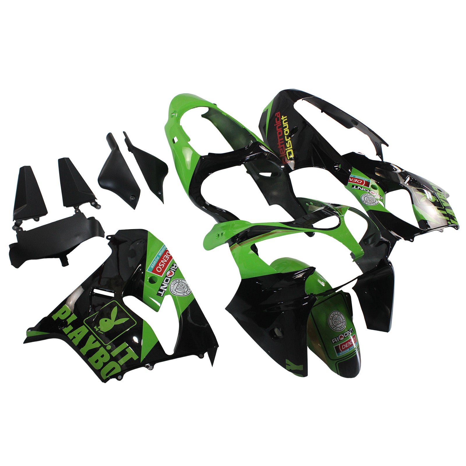 2000-2001 Kawasaki ZX9R Amotopart Injection Fairing Kit Bodywork Plastic ABS #101