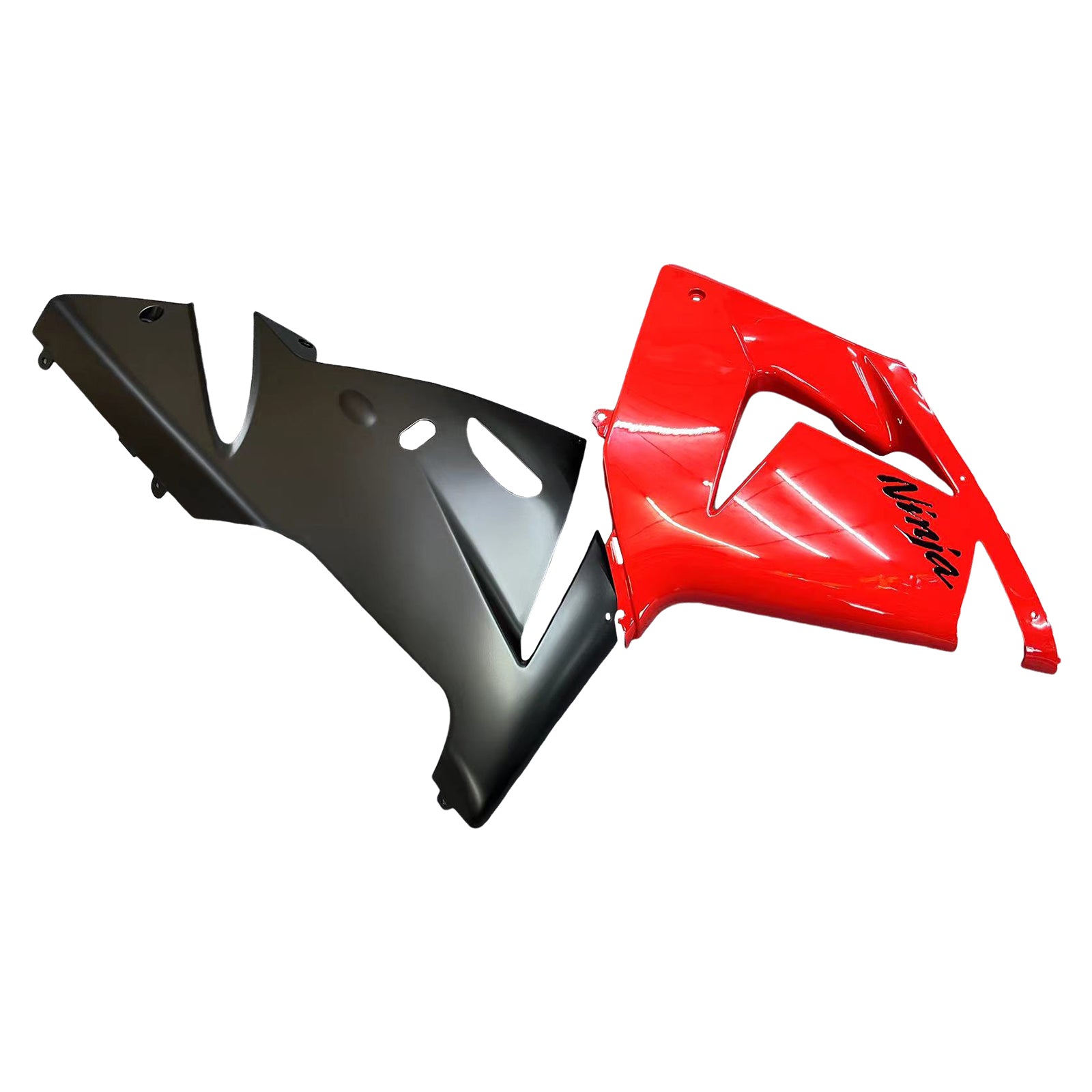 2004-2005 Kawasaki ZX10R Amotopart Fairings Red and Black Ninja Racing Customs Fairing