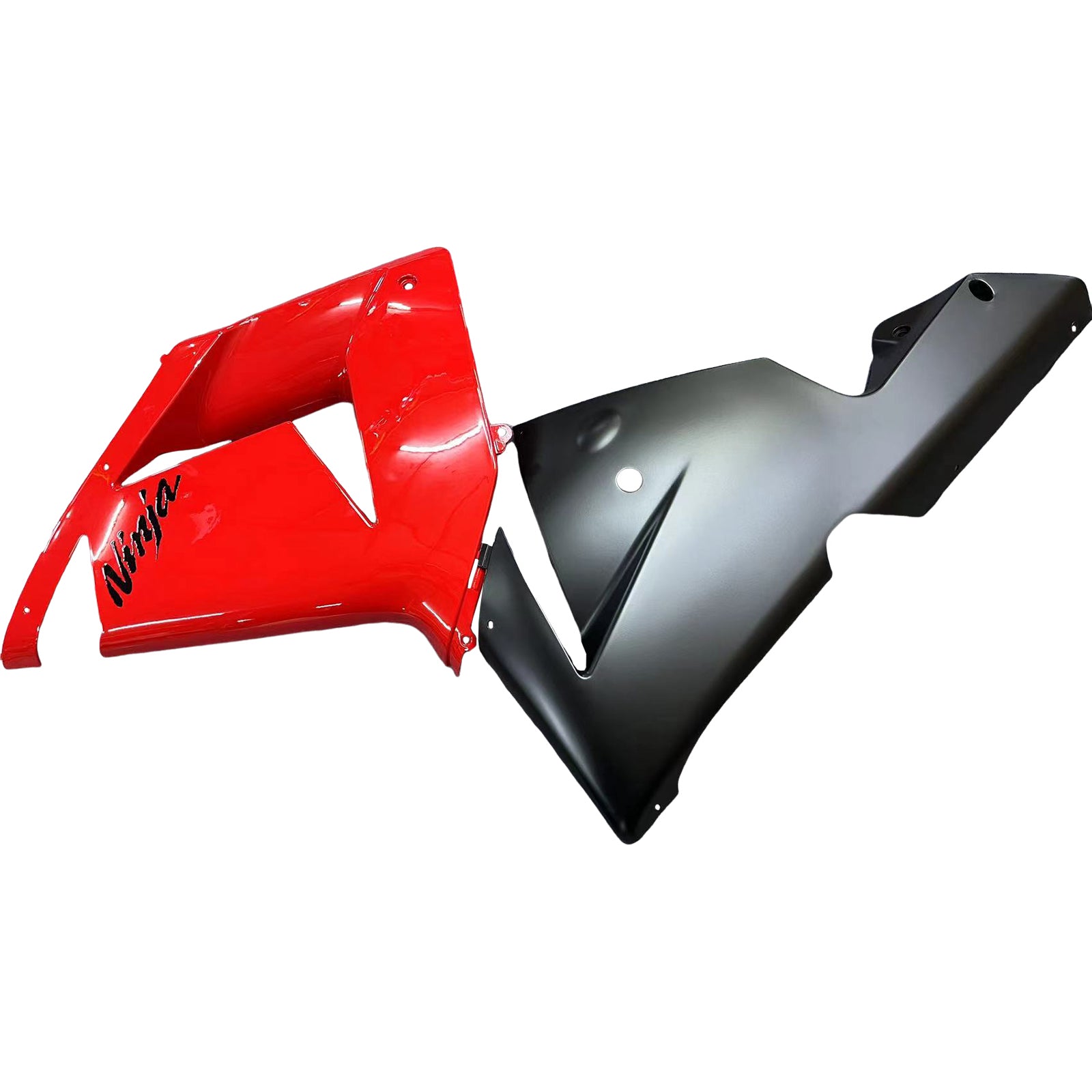 2004-2005 Kawasaki ZX10R Amotopart Fairings Red and Black Ninja Racing Customs Fairing