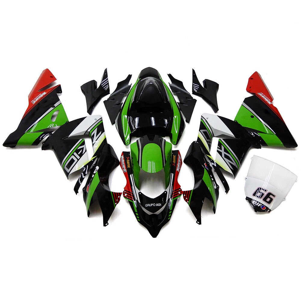 2004-2005 Kawasaki ZX10R Amotopart Injection Fairing Kit Bodywork Plastic ABS #120