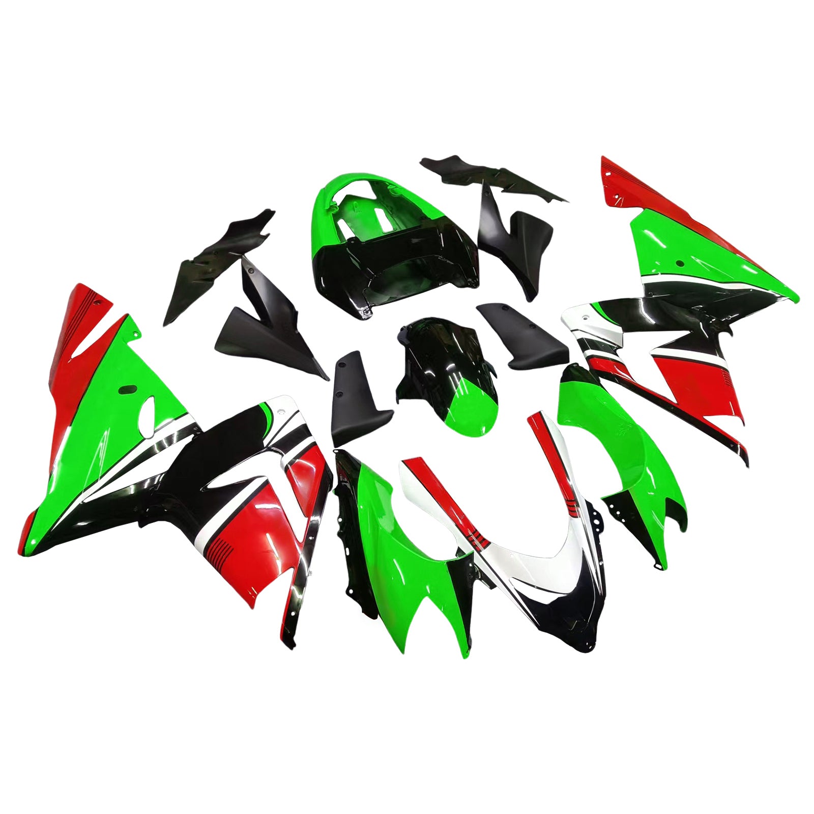 2004-2005 Kawasaki ZX10R Fairing Kit Bodywork Plastic ABS
