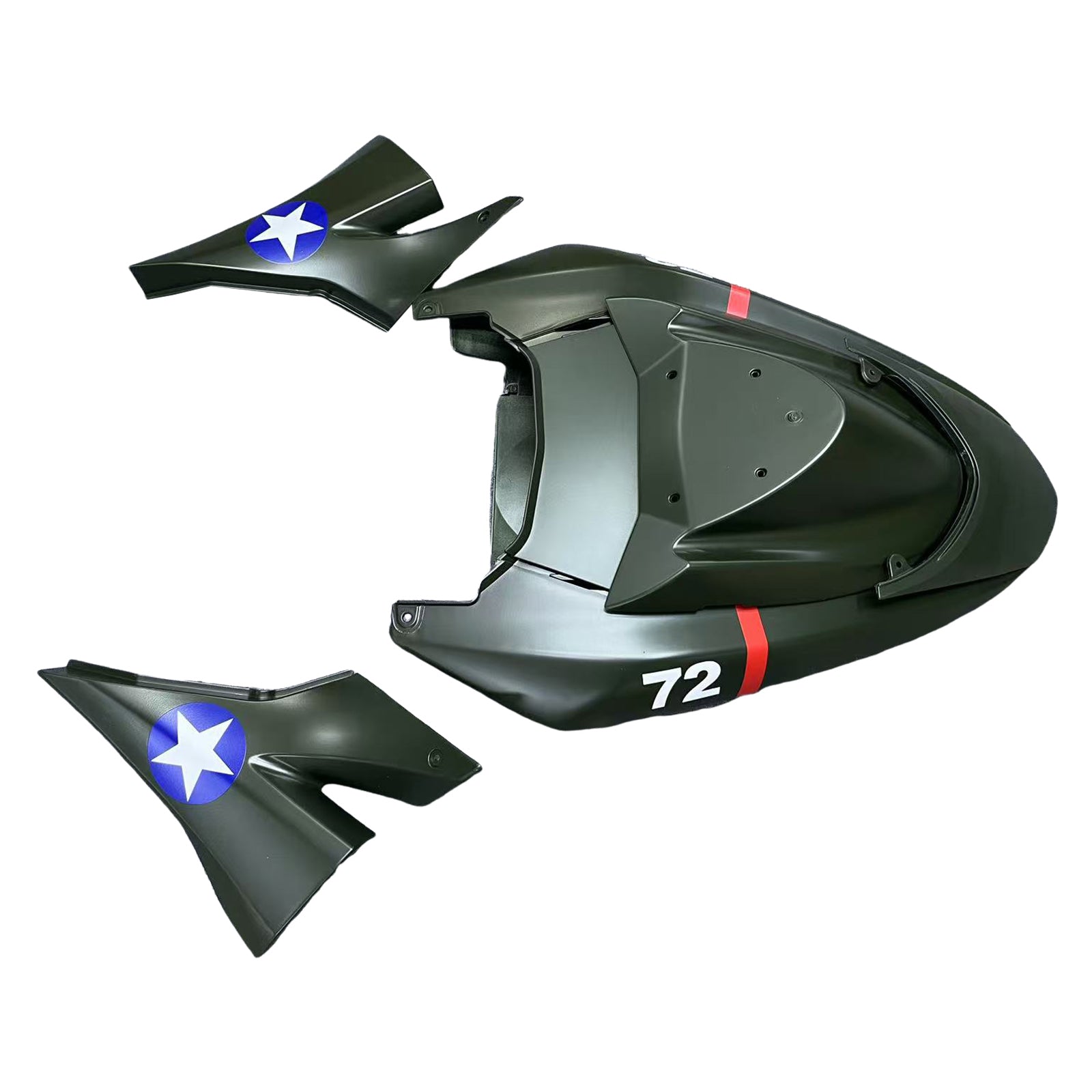 2004-2005 Kawasaki ZX10R Fairing Kit Bodywork Plastic ABS