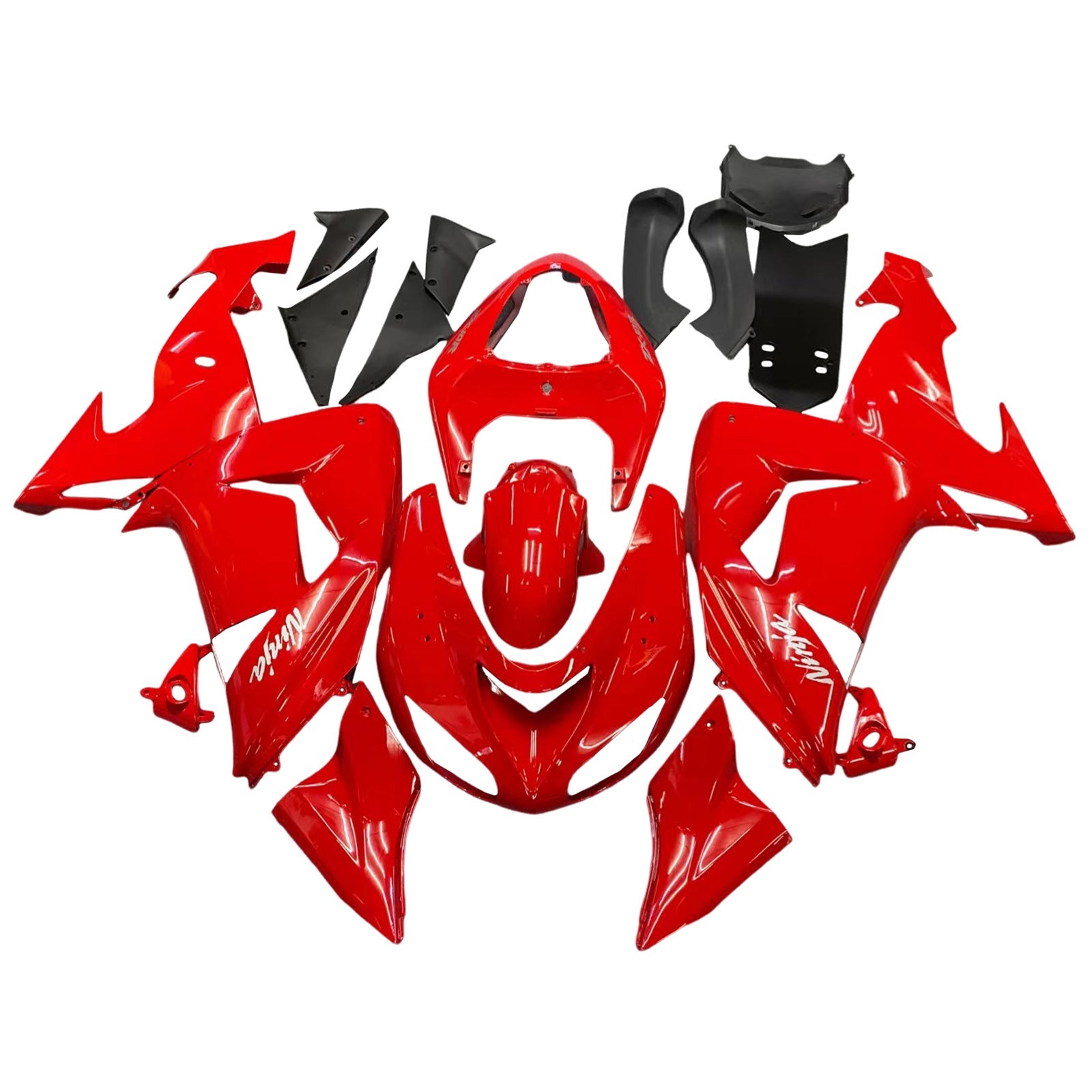 Kit de carenado rojo Kawasaki ZX10R 2006-2007