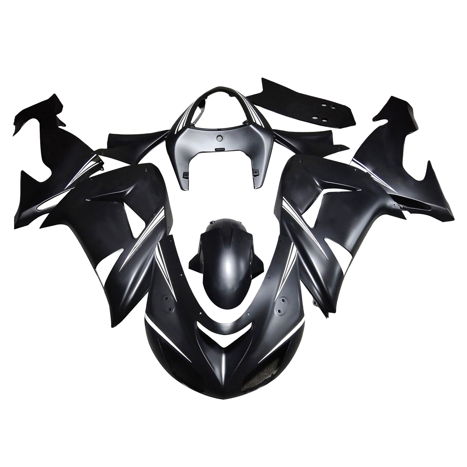 2006-2007 KAWASAKI ZX10R AMOTOPART KIT DE FAFORNAÇÃO DO AMOTOPART KIT BOYWORK ABS #110