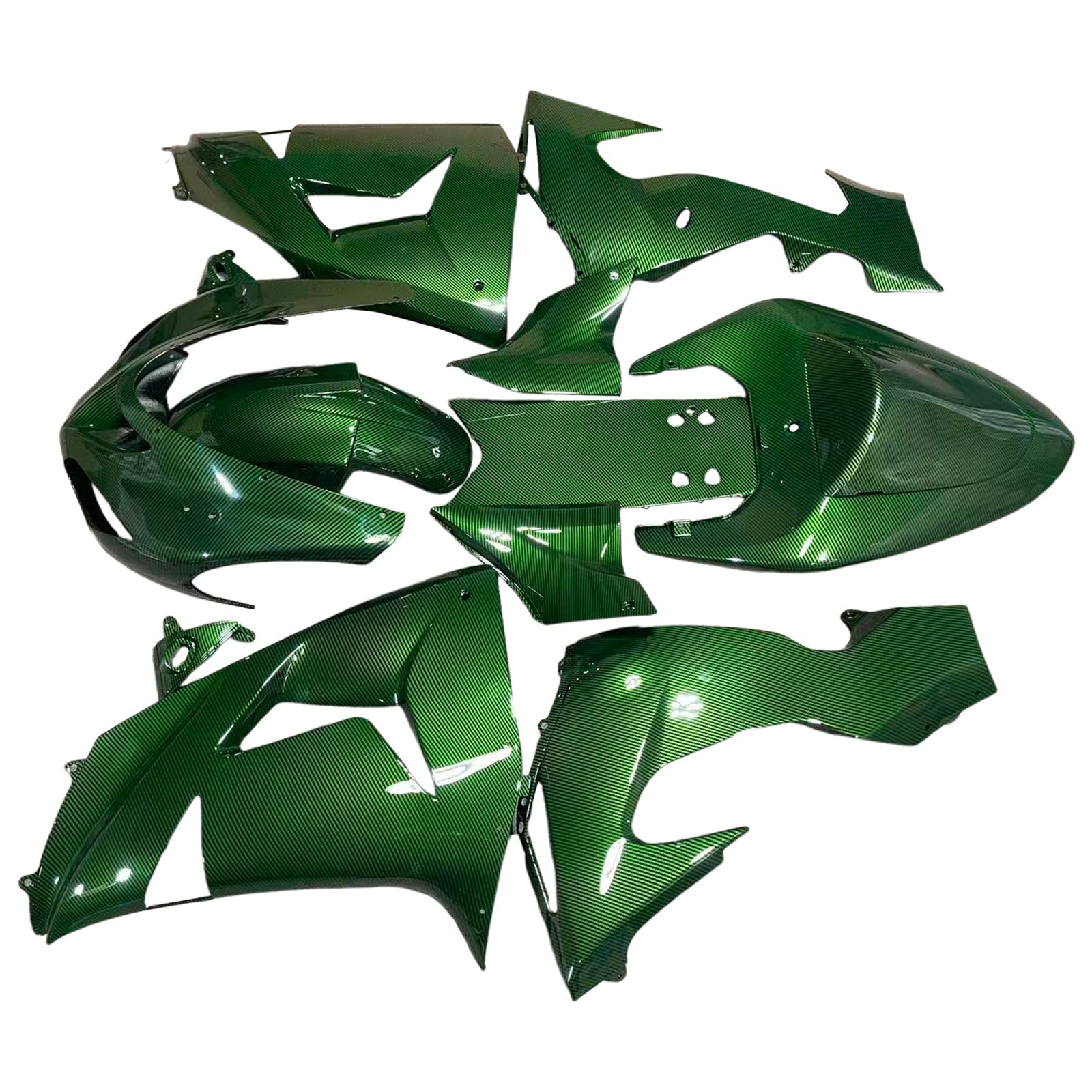 Injection Fairing Kit Bodywork Plastic ABS fit For Kawasaki ZX10R 2006-2007