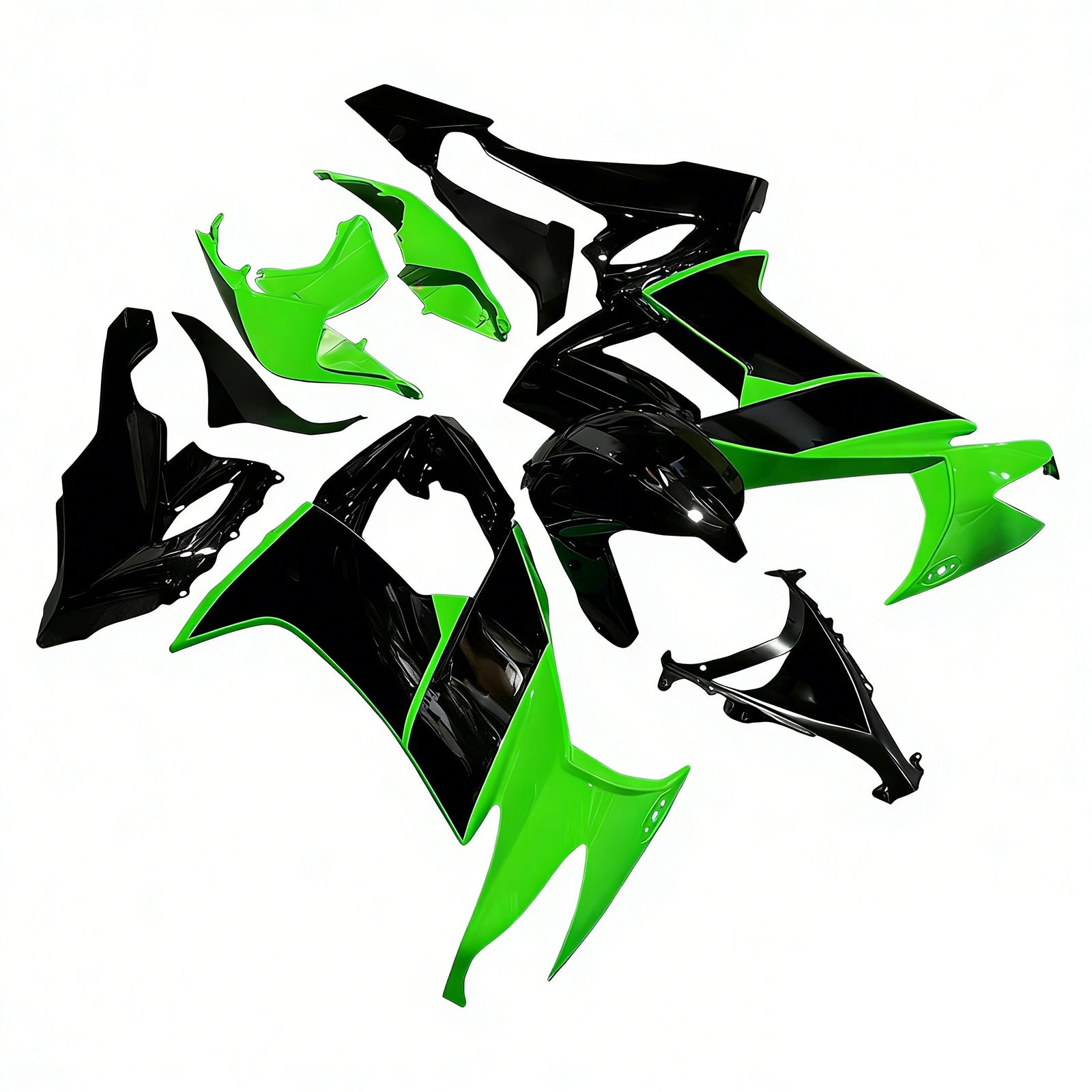2008-2010 Kawasaki ZX10R Kit de carenado de inyección Carrocería Plástico ABS