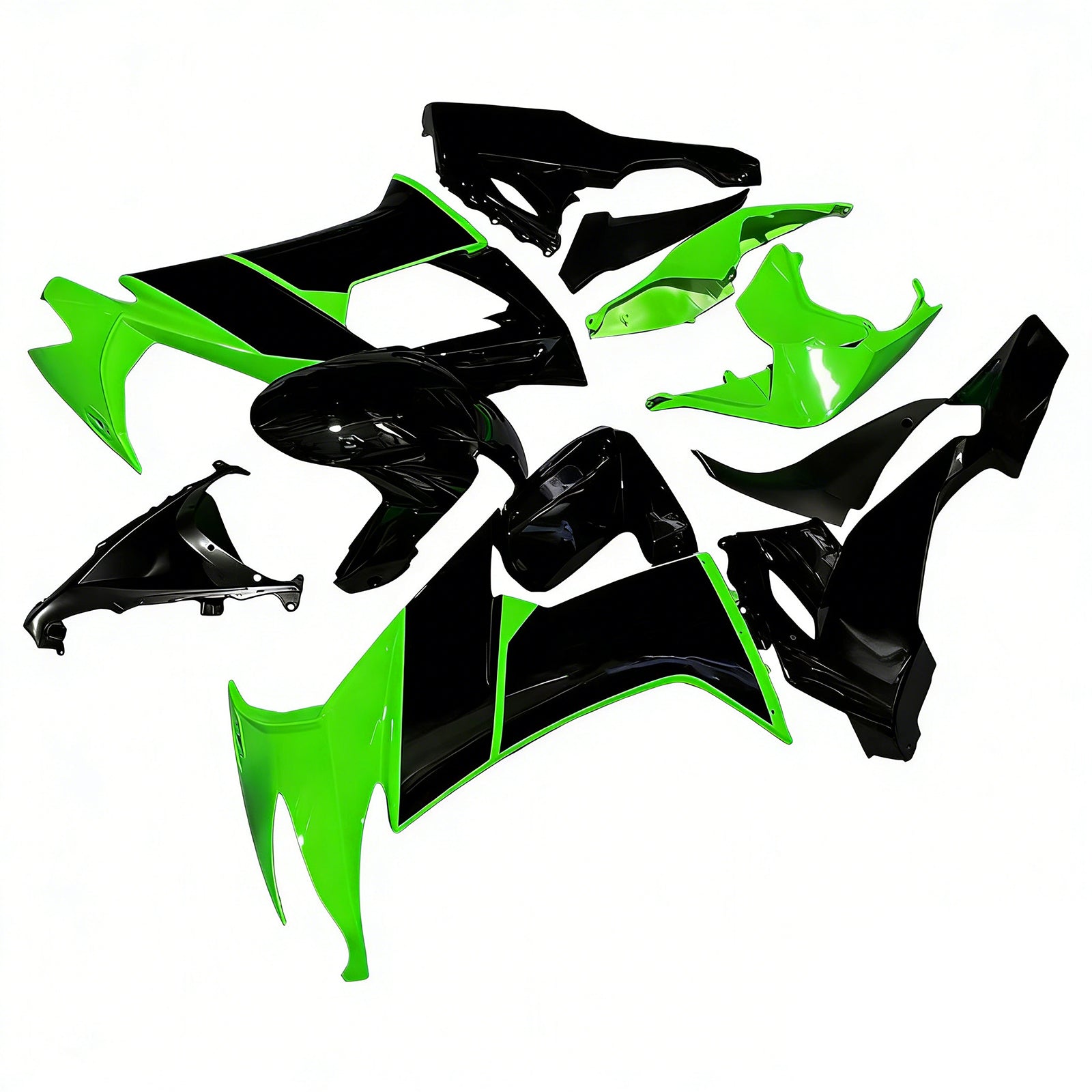2008-2010 Kawasaki ZX10R Kit de carenado de inyección Carrocería Plástico ABS
