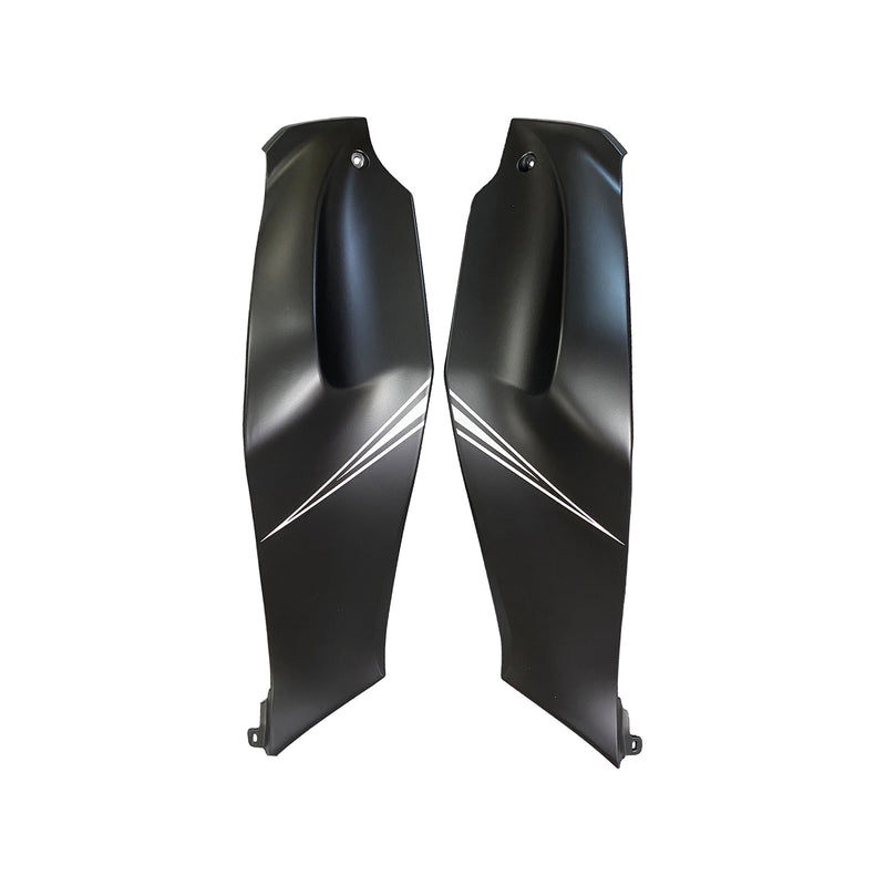 Amotopart Kawasaki ZX10R 2011-2015 Matt Black&Snow Decal Fairing Kit