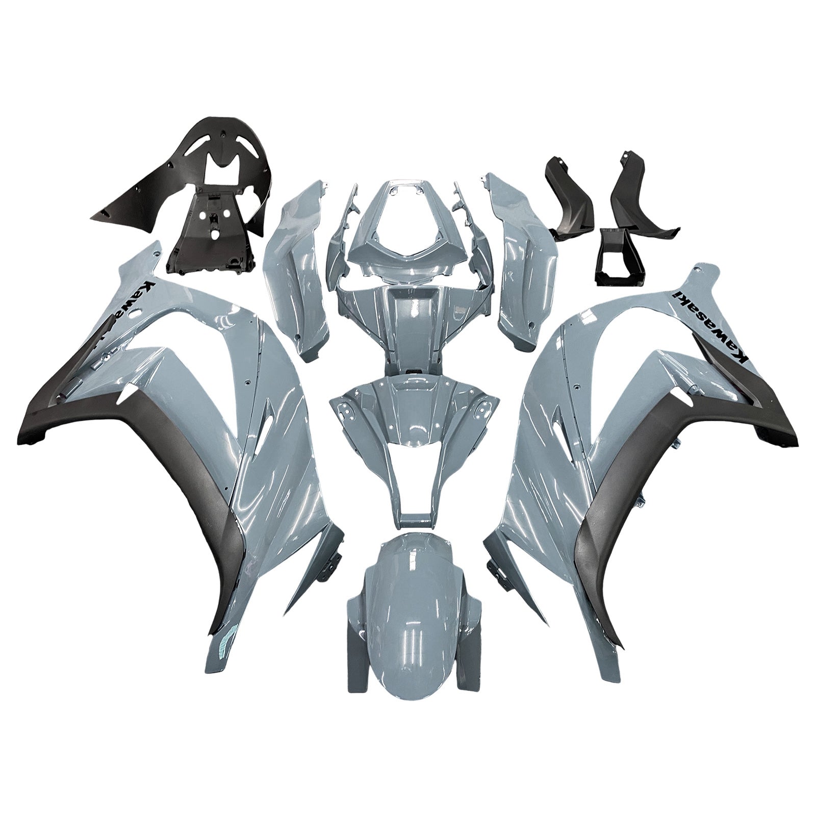 2011-2015 Kawasaki ZX10R Amotopart Injeksjon Fairing Kit Bodywork Plast Abs #110