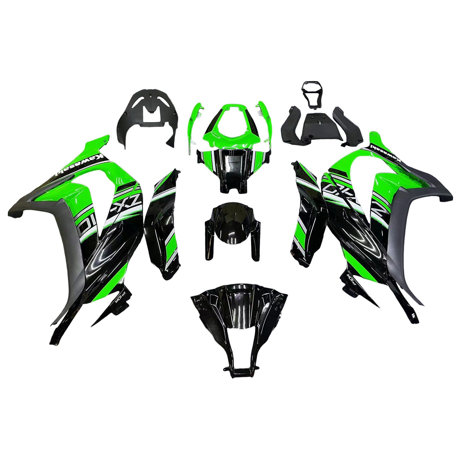 2011-2015 Kawasaki ZX10R Injection Fairing Kit Kawasaki Plast ABS #122