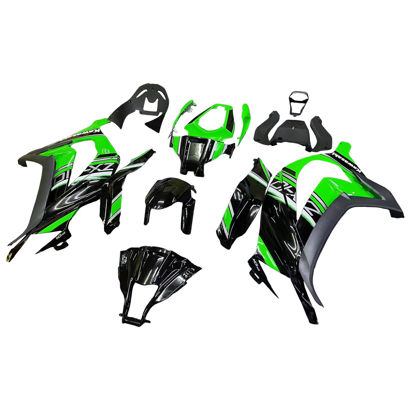 2011-2015 Kawasaki ZX10R Injection Fairing Kit Kawasaki Plast ABS #122