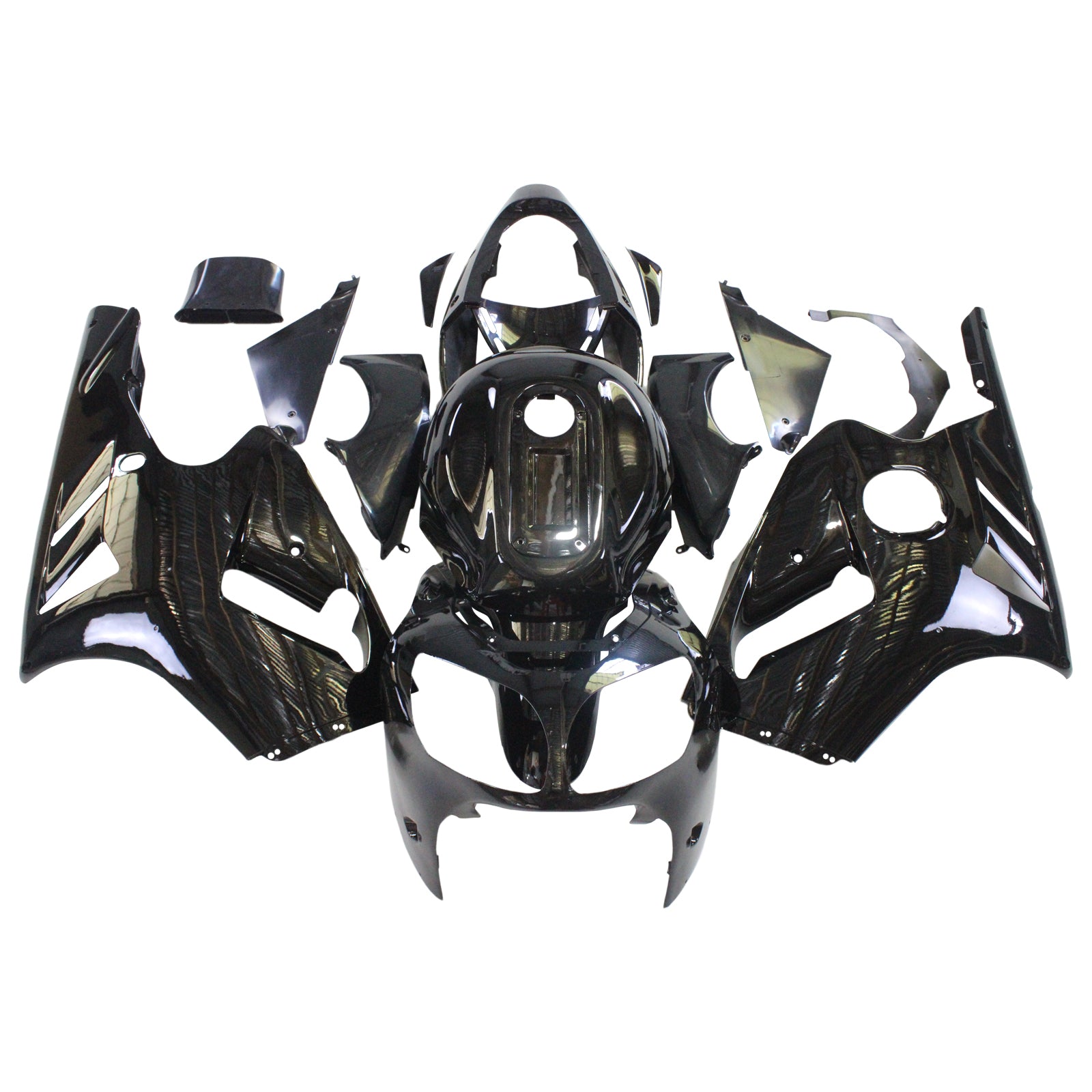 2000-2001 Kawasaki ZX12R Amotopart Injection Fairing Kit Bodywork Plastic ABS #105