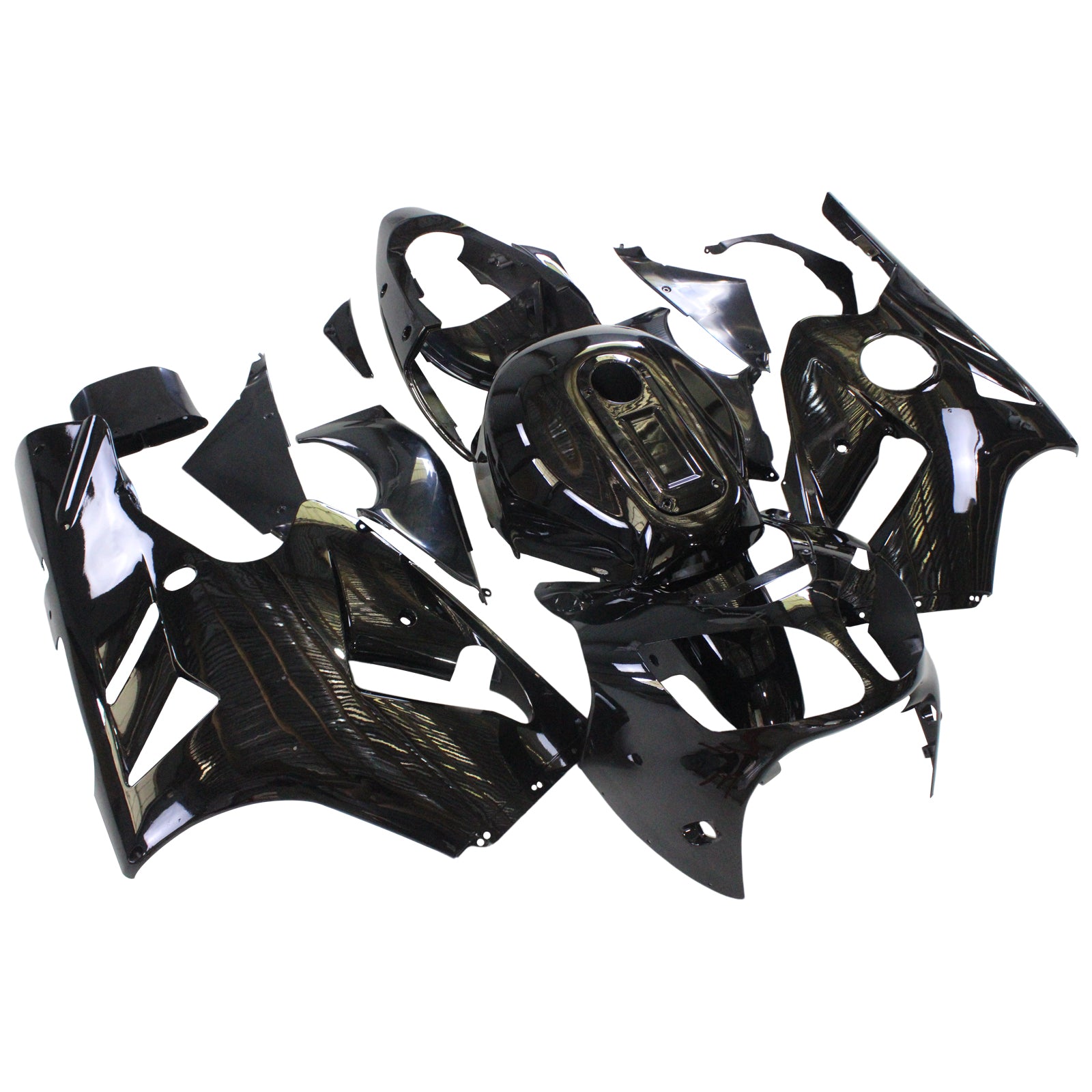 2000-2001 Kawasaki ZX12R Amotopart Injection Fairing Kit Bodywork Plastic ABS #105