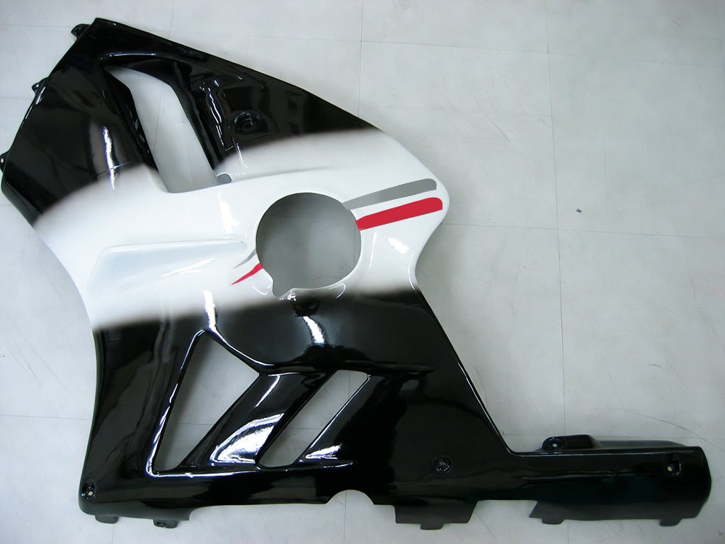 2002-2005 Ninja ZX12R Noir Blanc West Carénage de carrosserie ABS Plastiques moulés par injection Set 3# Générique
