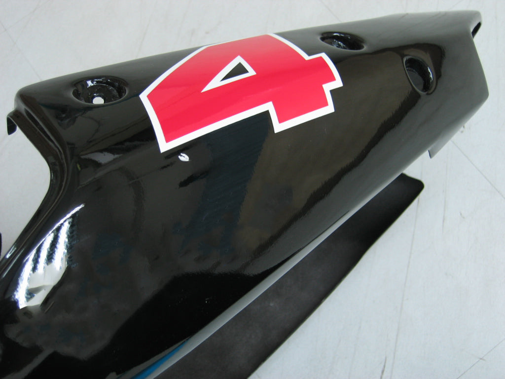 2002-2005 Ninja ZX12R Noir Blanc West Carénage de carrosserie ABS Plastiques moulés par injection Set 3# Générique