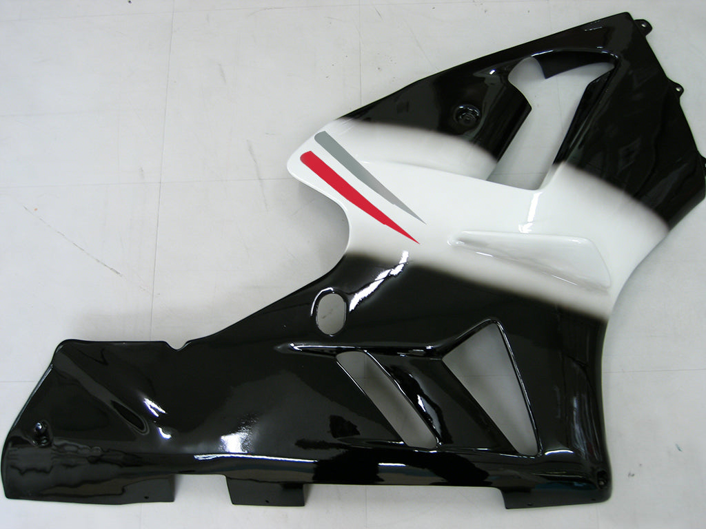 2002-2005 Ninja ZX12R Noir Blanc West Carénage de carrosserie ABS Plastiques moulés par injection Set 3# Générique
