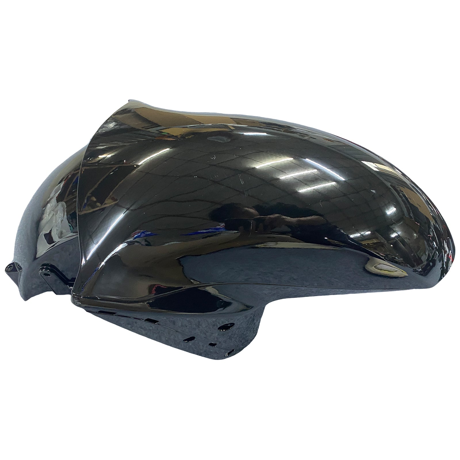 2006-2011 Ninja ZX14R Black & Red Flame Bodywork Fairing ABS Injection Molded Plastics Set 2# Generic